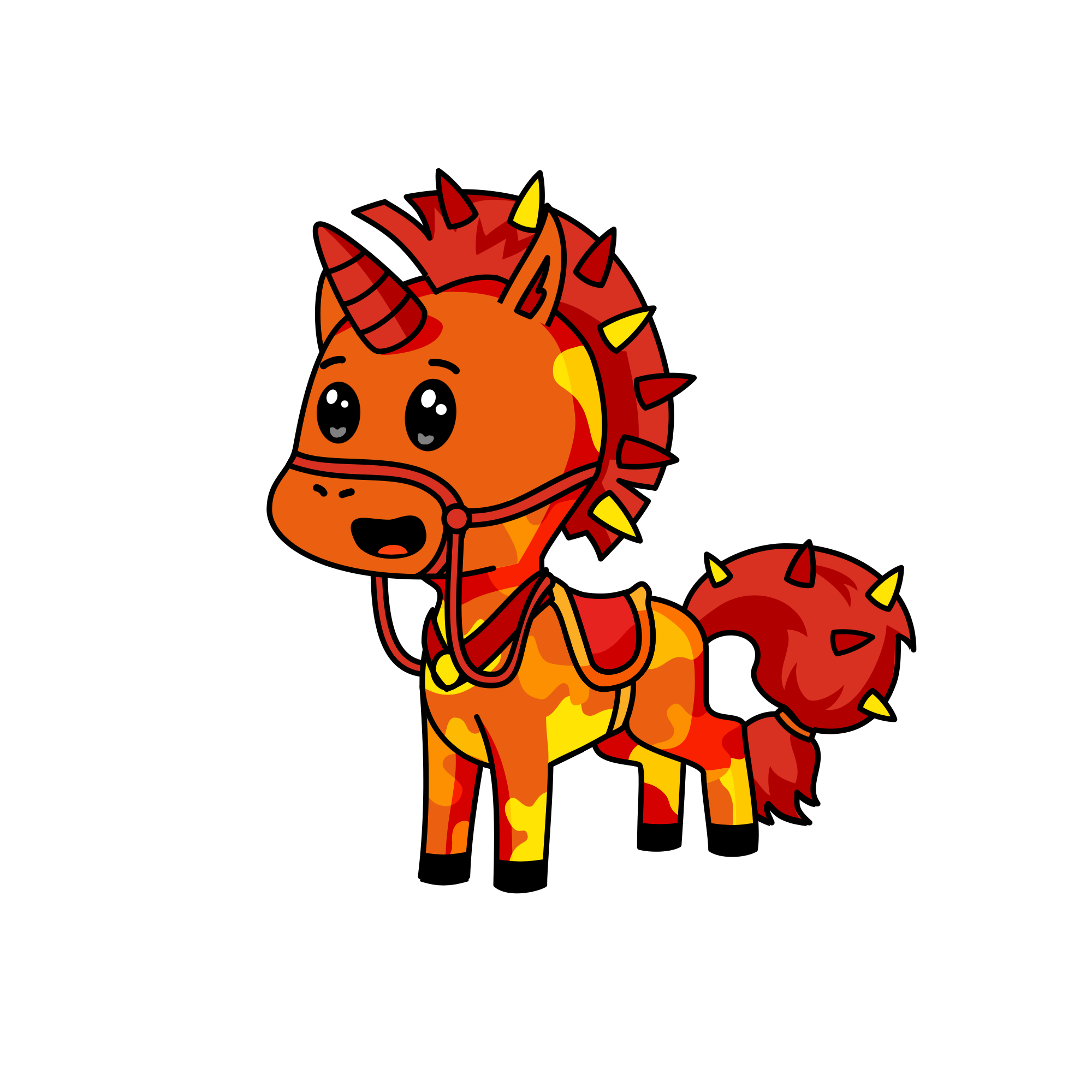 Fire, the unicorn