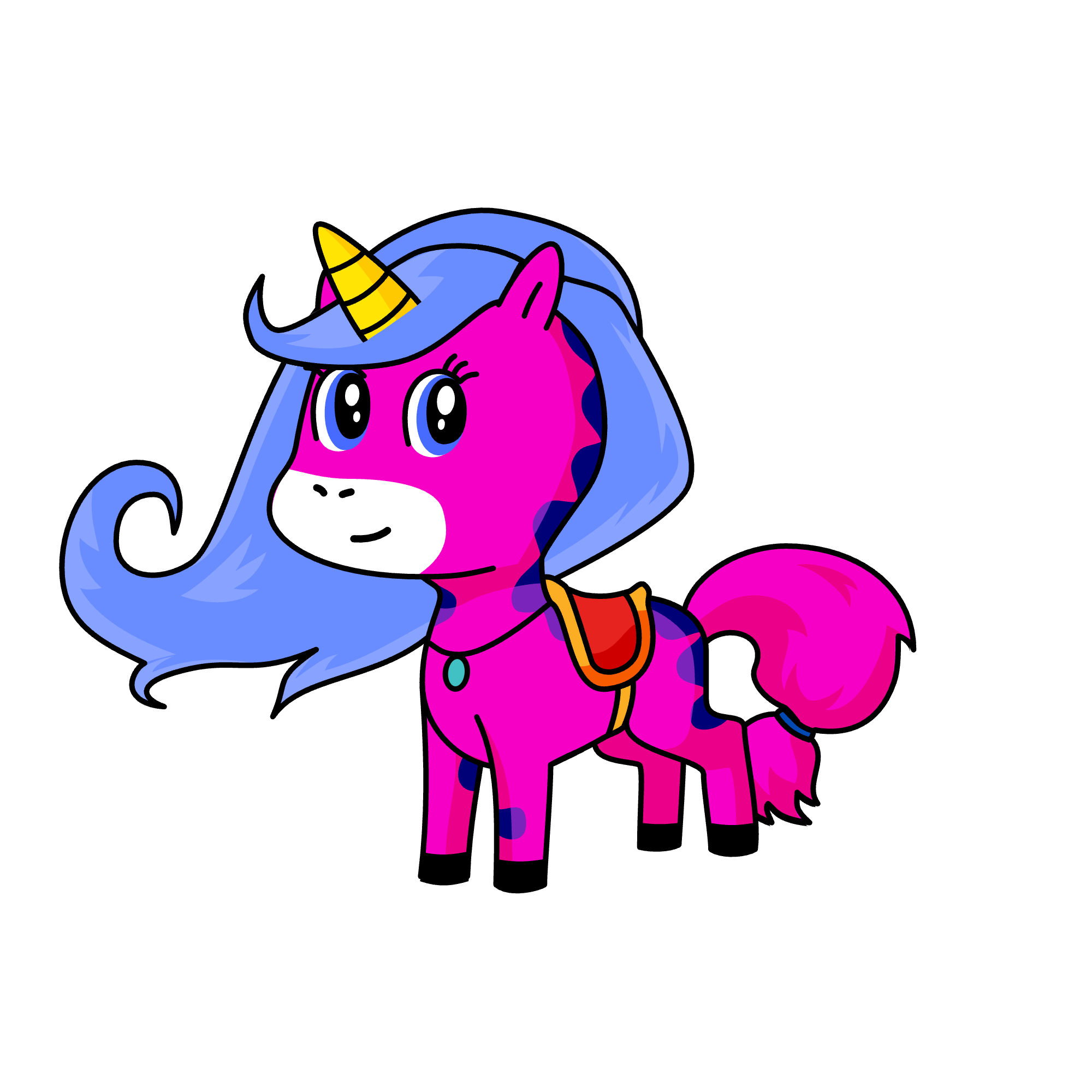 Pinky poo, the unicorn