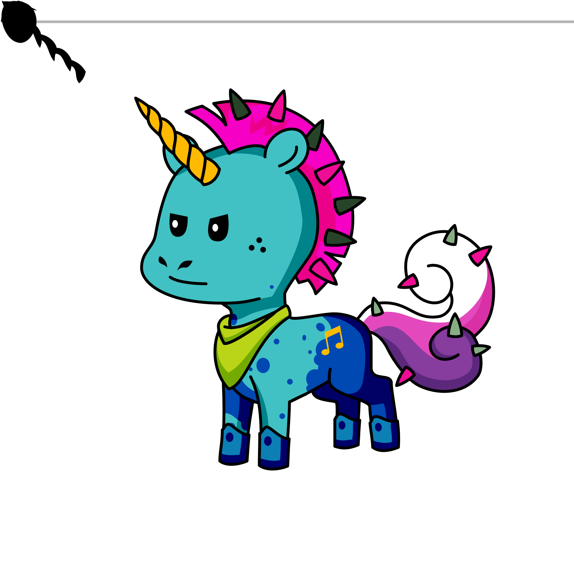 Boomer, the unicorn