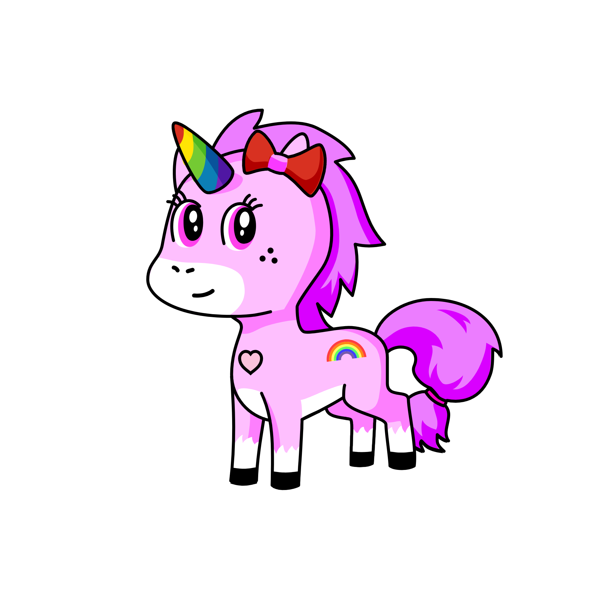 rainbow, the unicorn