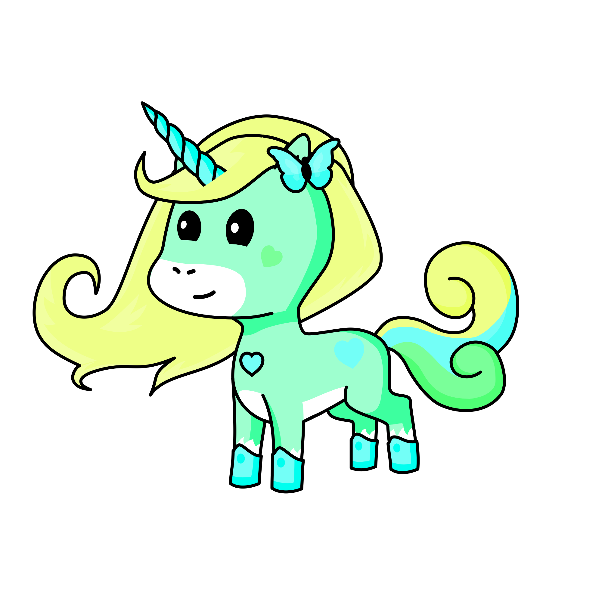 Sunny, the unicorn