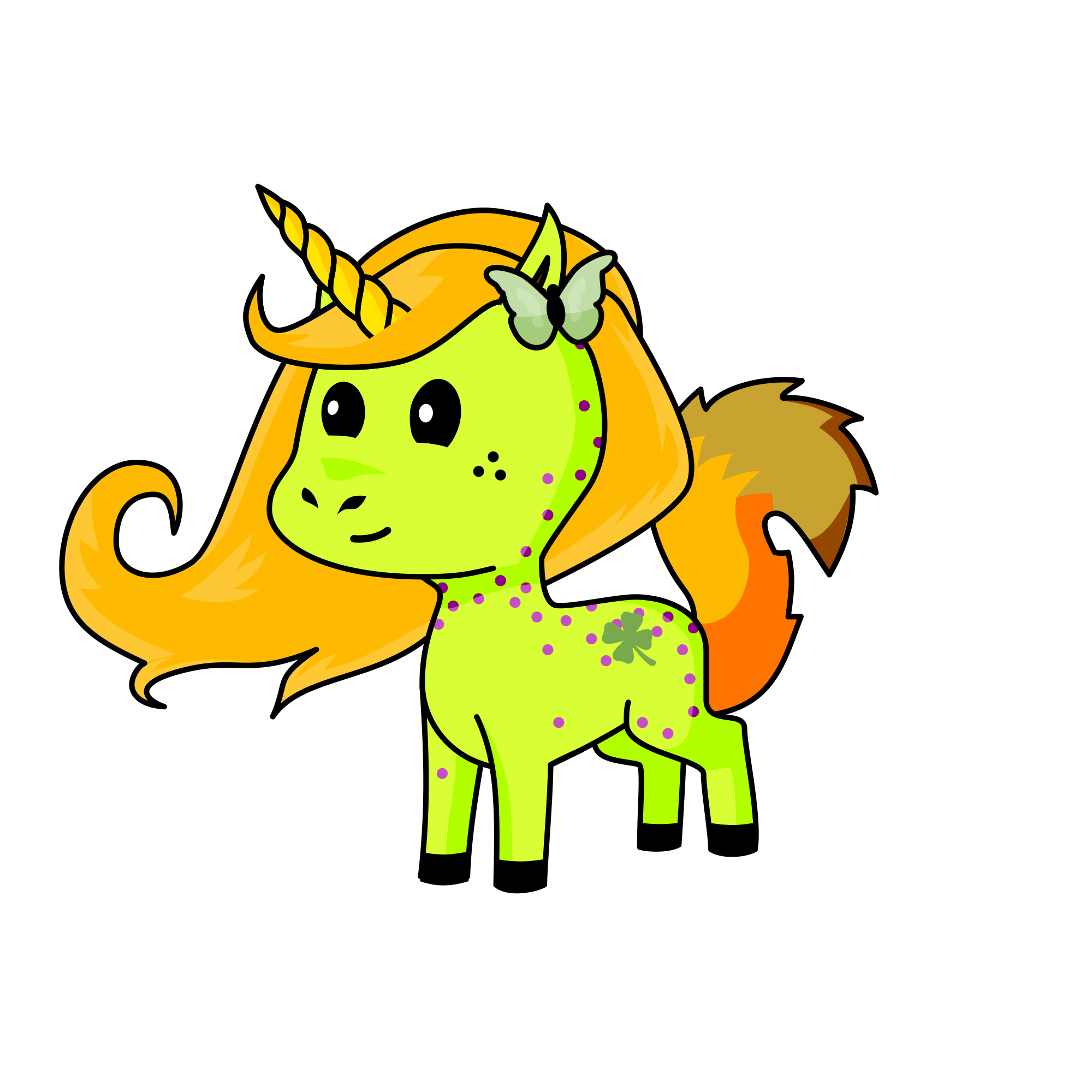 🍀 lucky, the unicorn