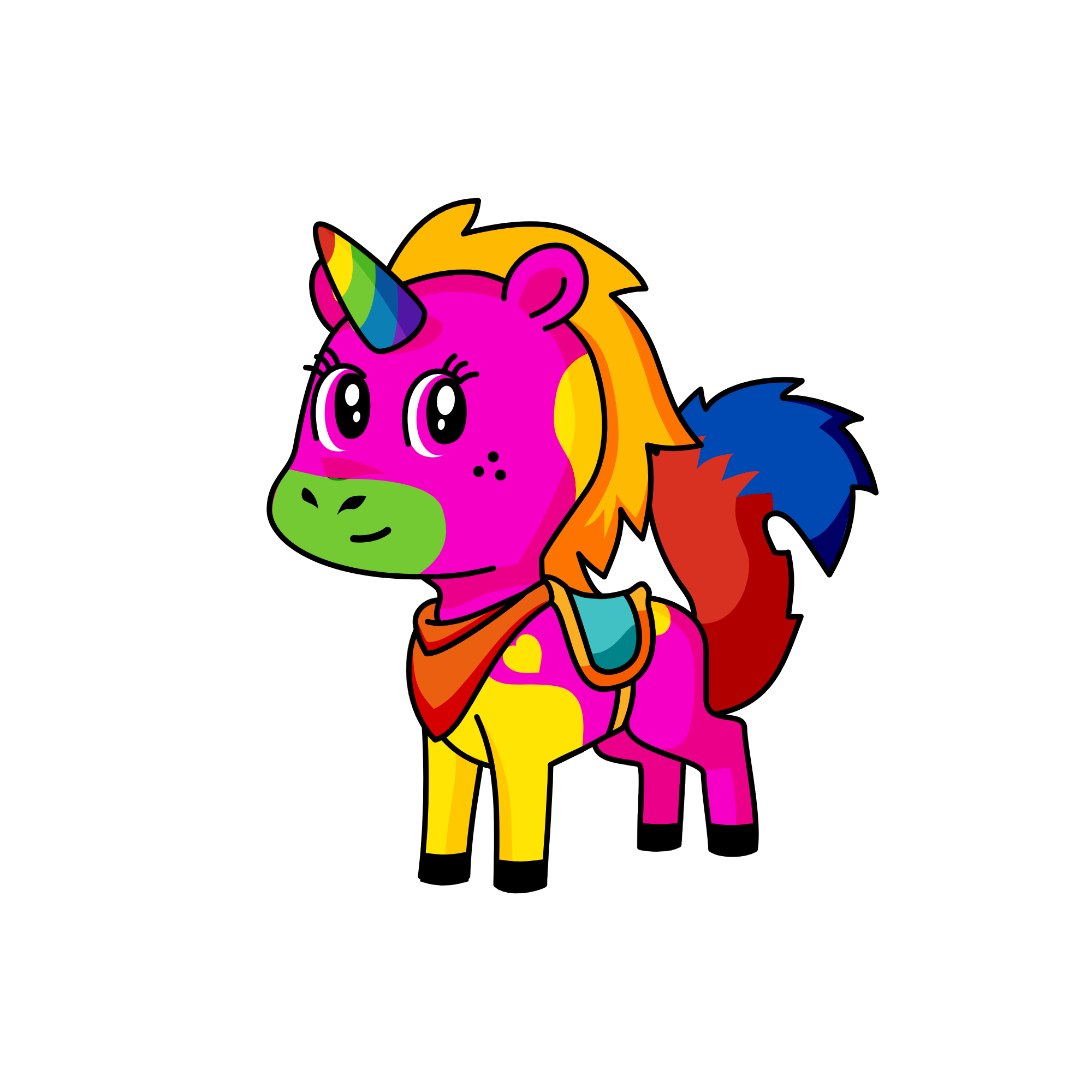 Nigth, the unicorn