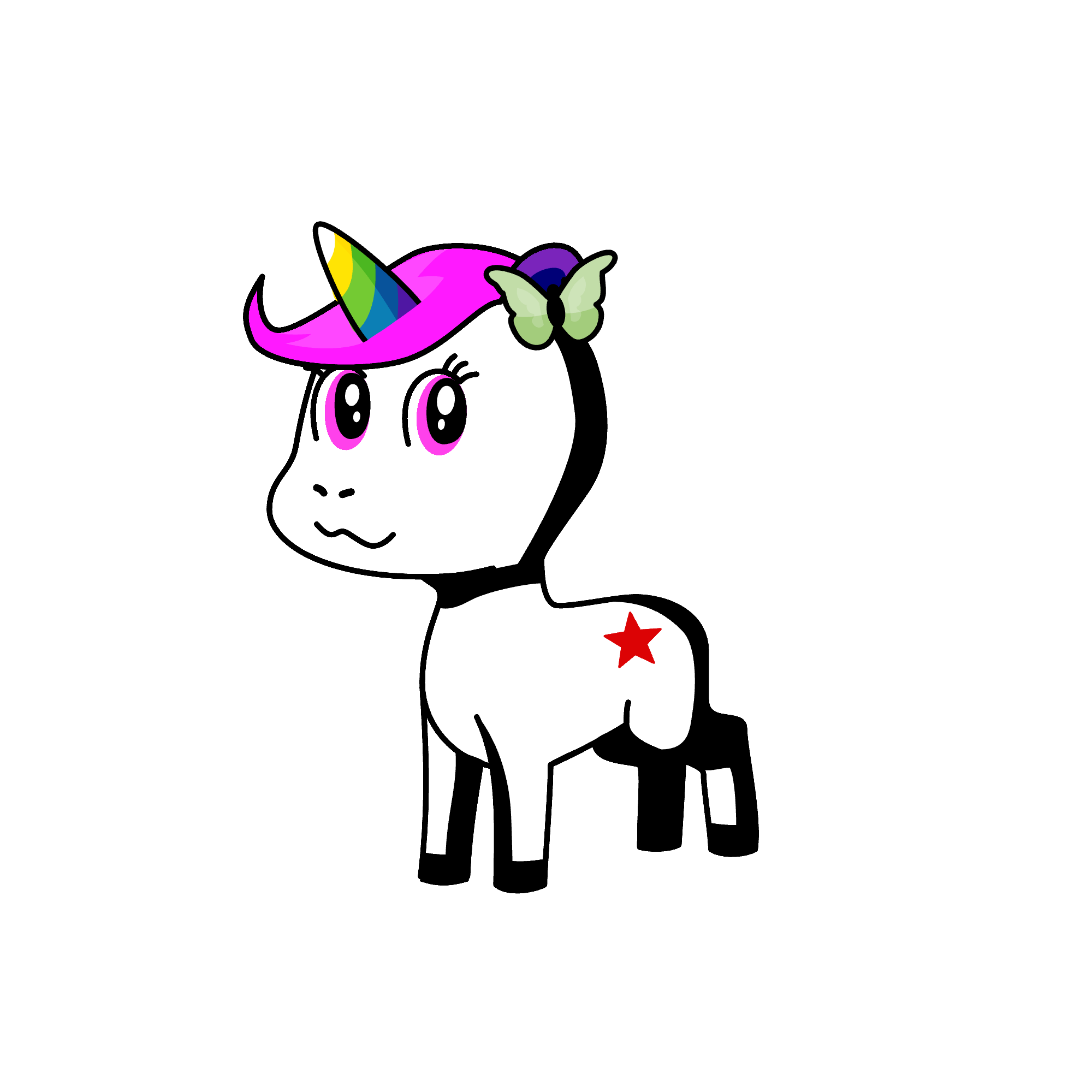 fluffy, the unicorn