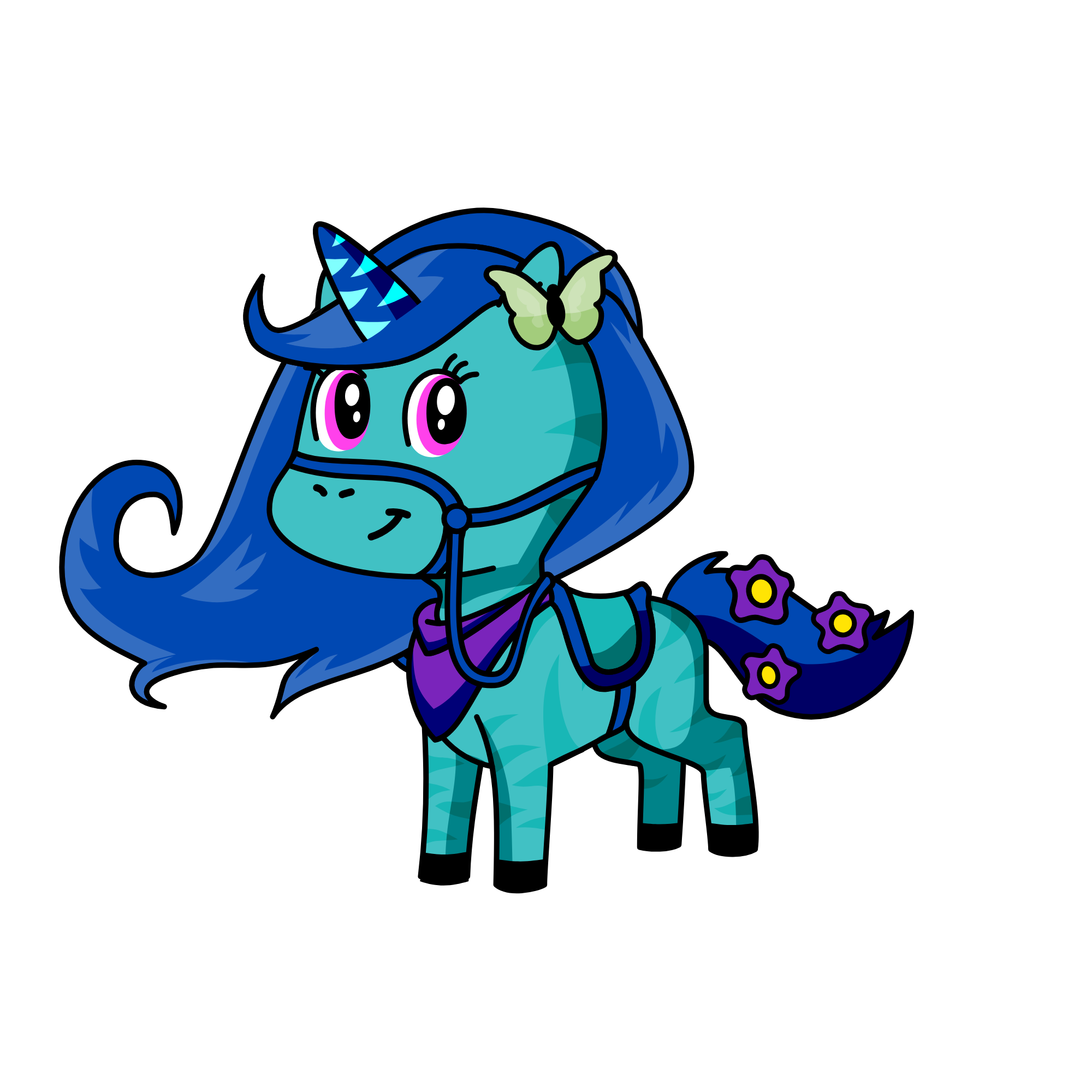 Saphire, the unicorn