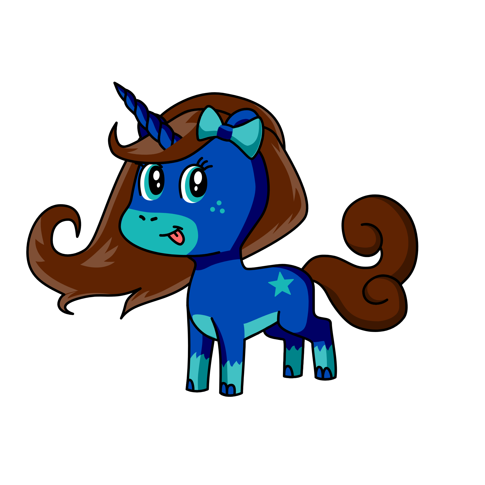 Pips, the unicorn