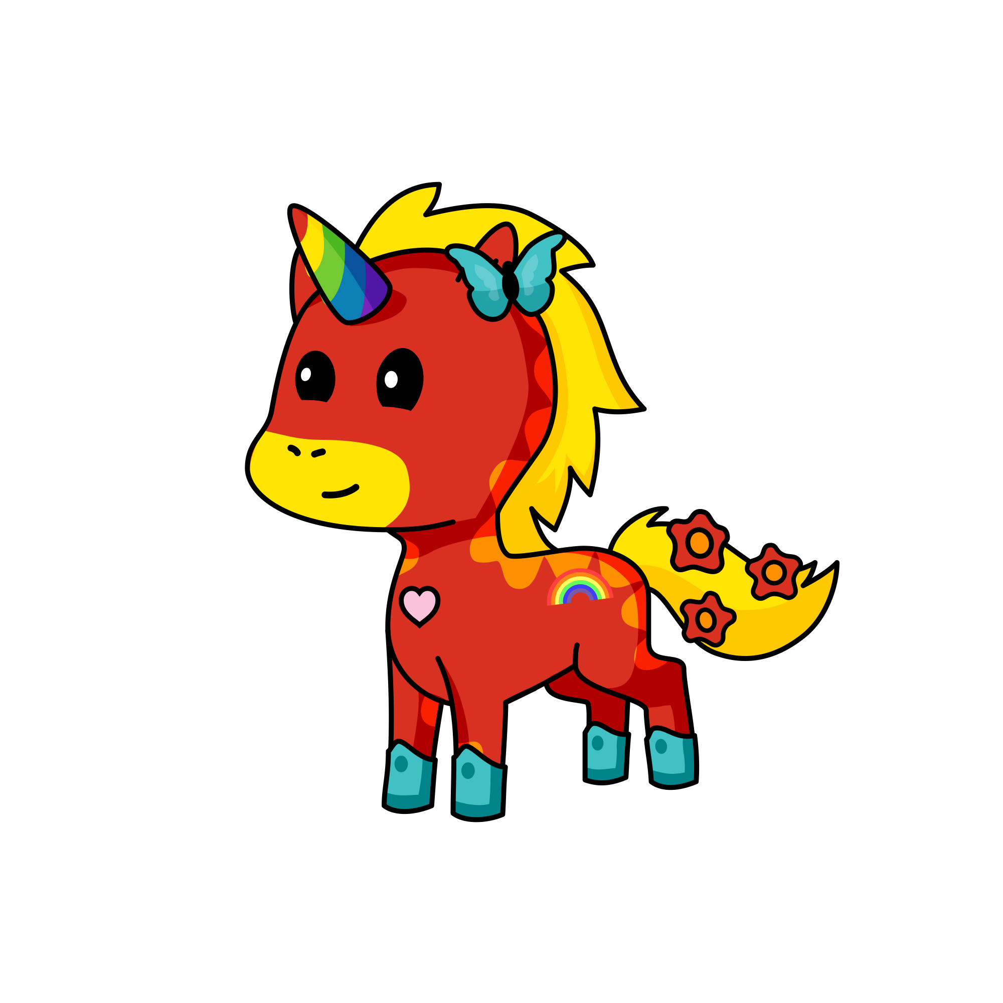 Fire Unicorn, the unicorn