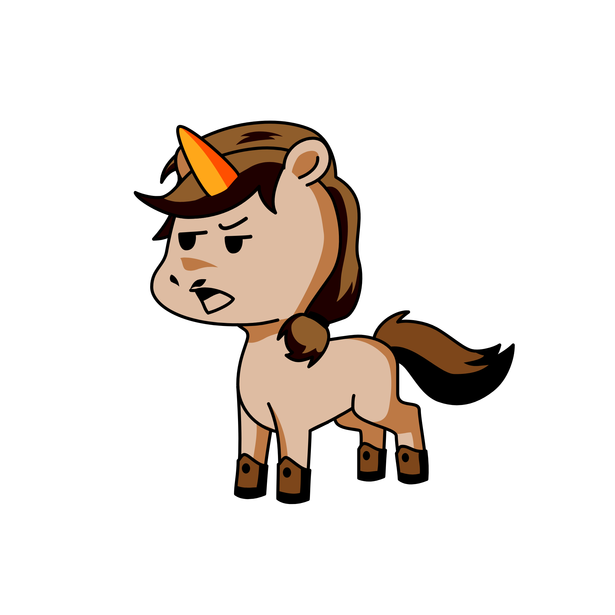 Mrs. Horsey, the unicorn