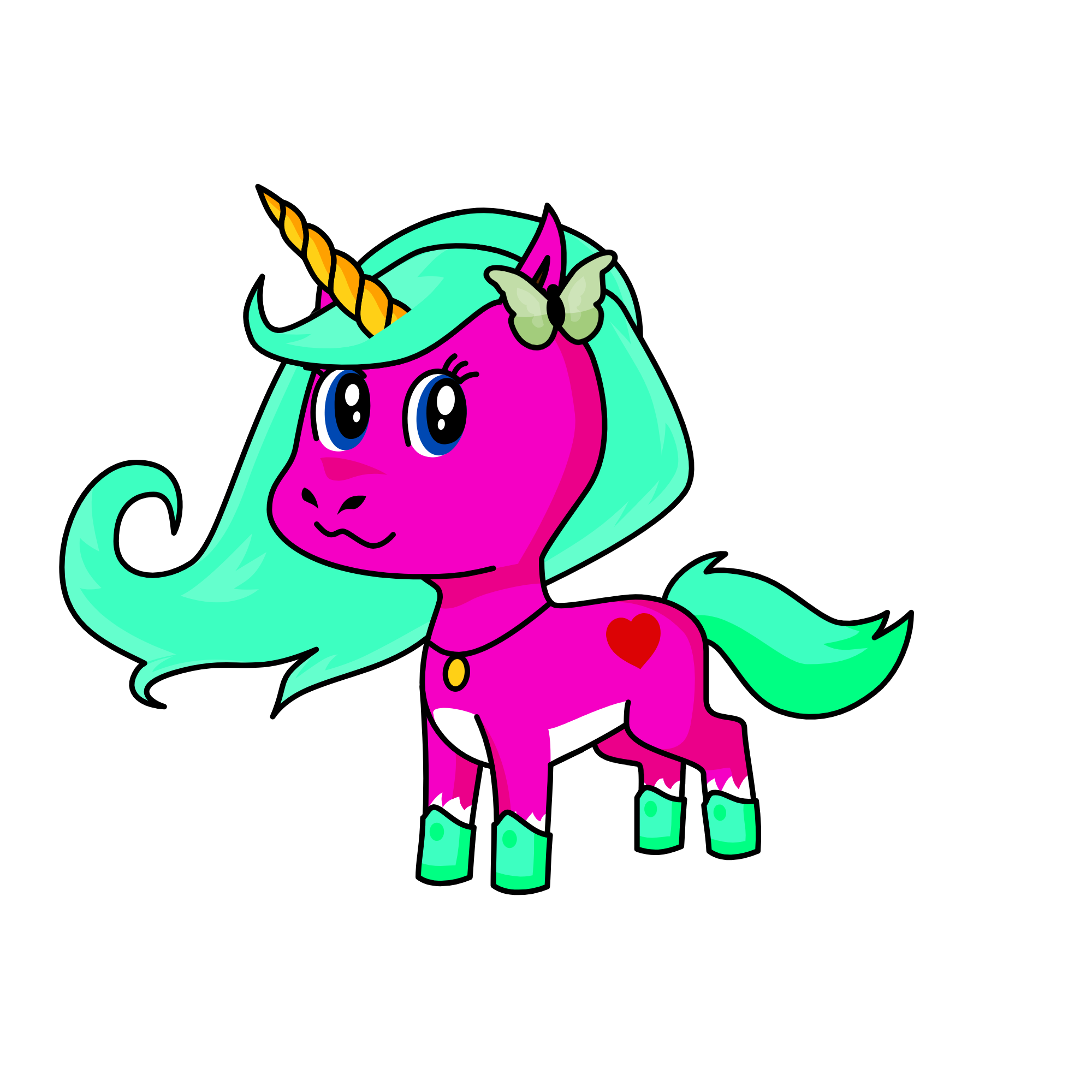 Cloudett, the unicorn