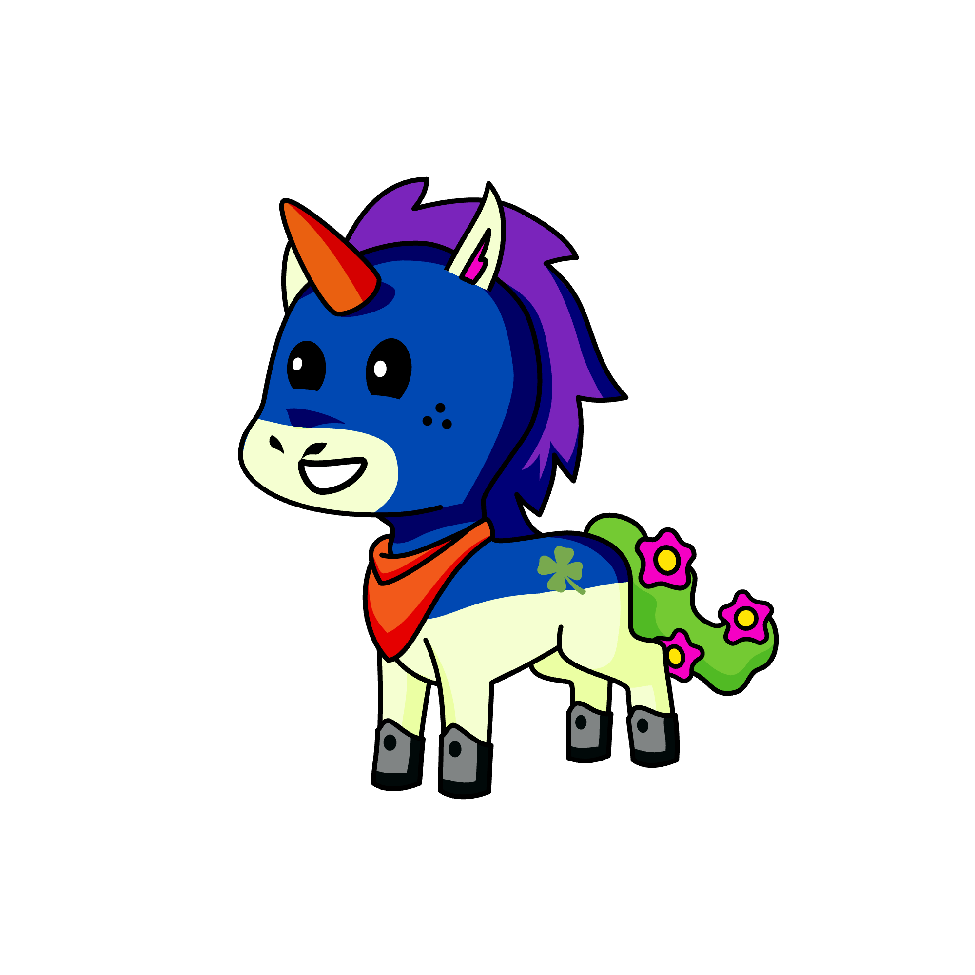 Regora feex rookey pócket, the unicorn