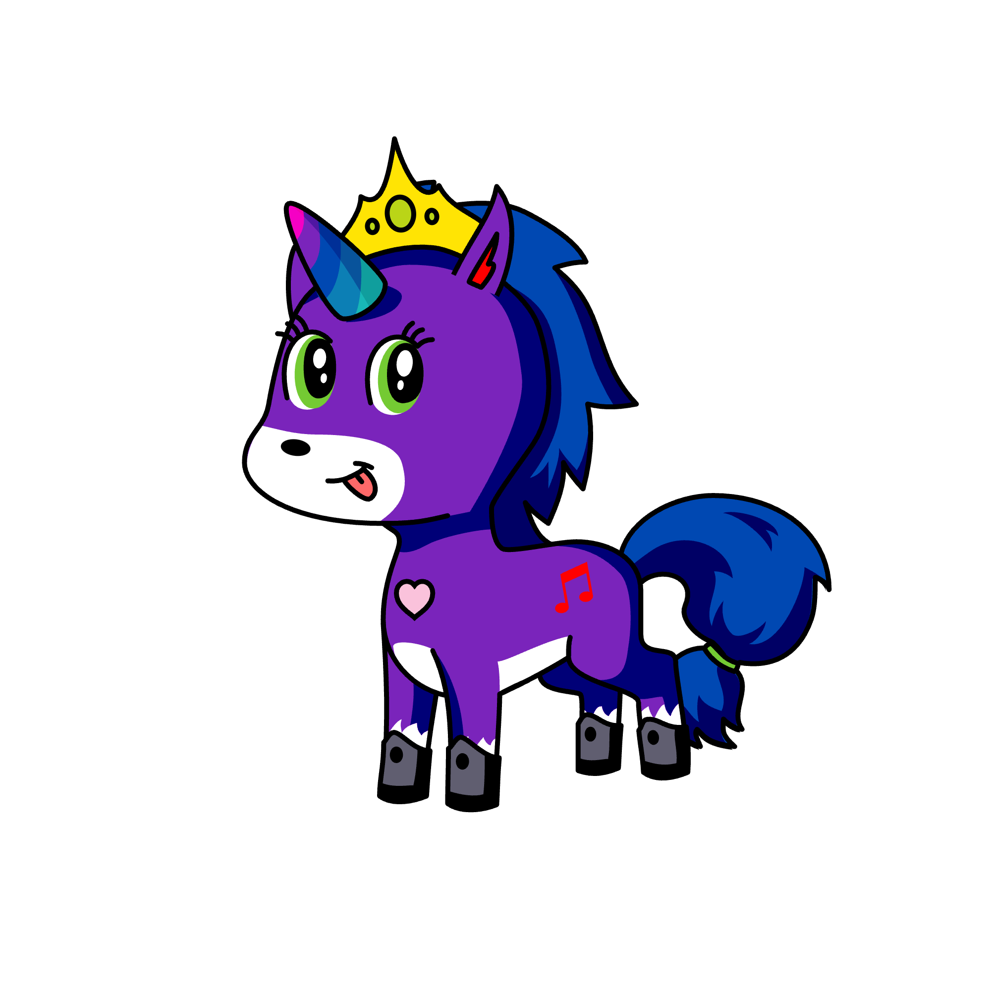 Rikkey donkey, the unicorn