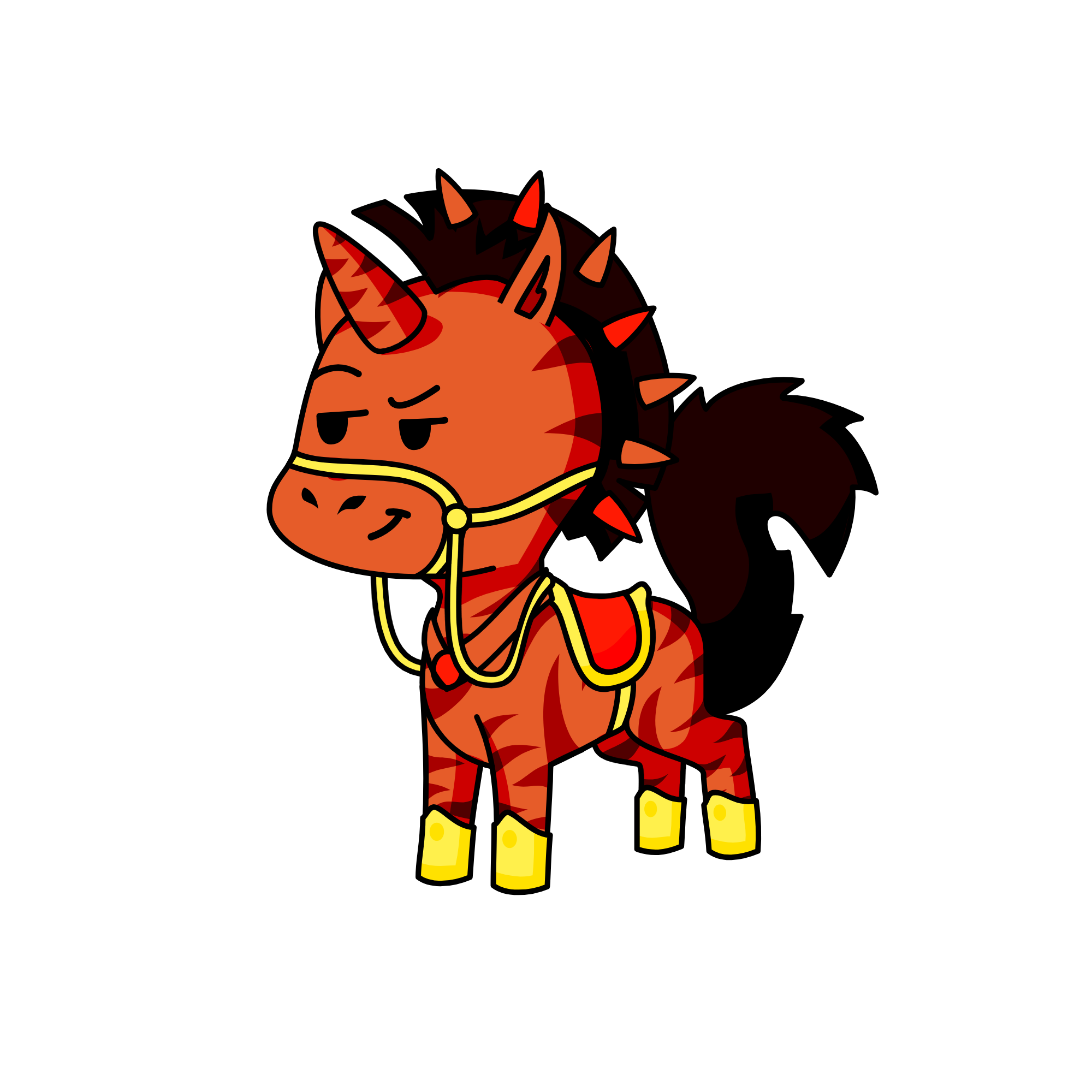 Burning Spice Cookie, the unicorn