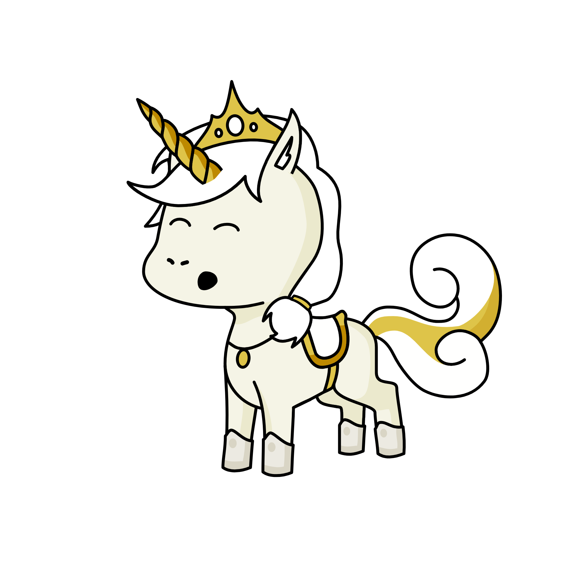 Mystic Flour Cookie, the unicorn