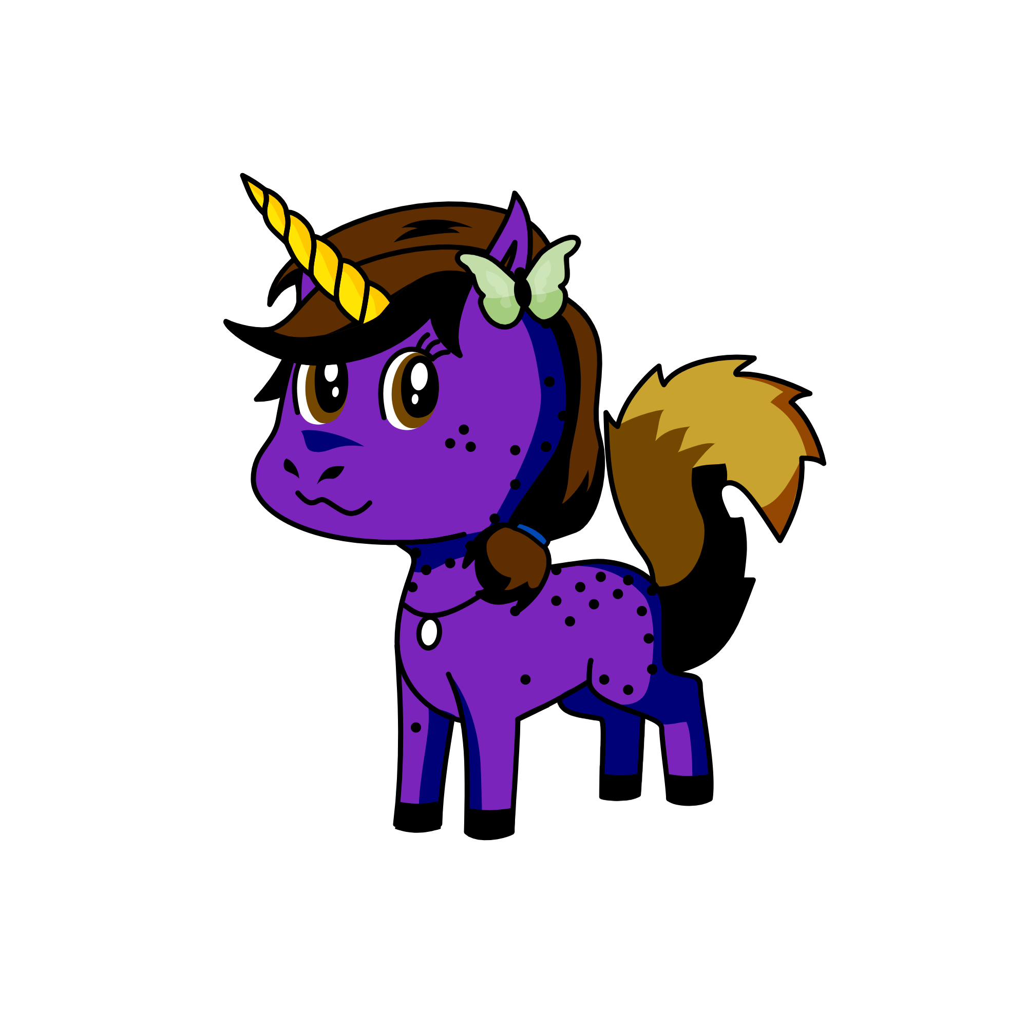 Moonlight, the unicorn