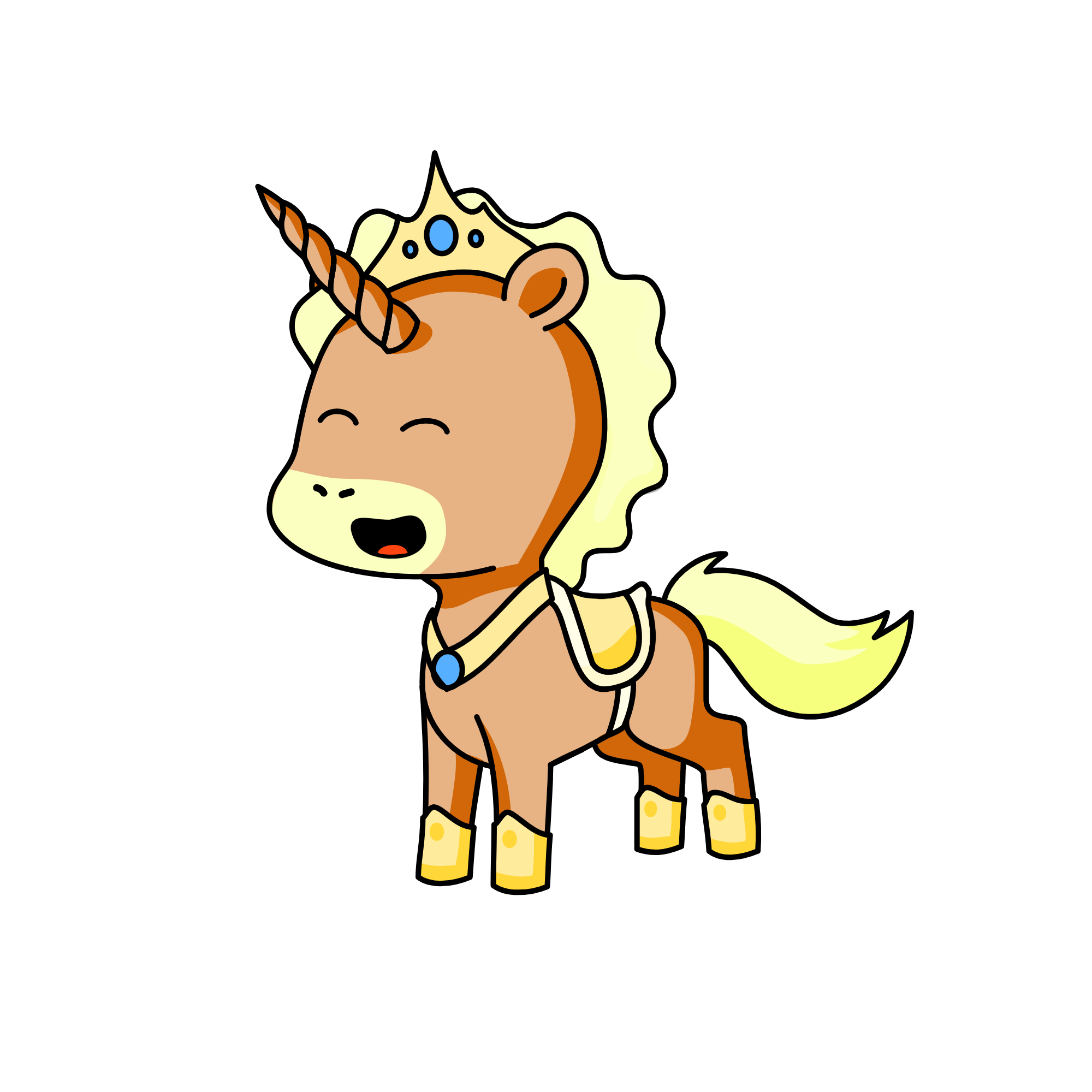 Pure Vanilla Cookie, the unicorn