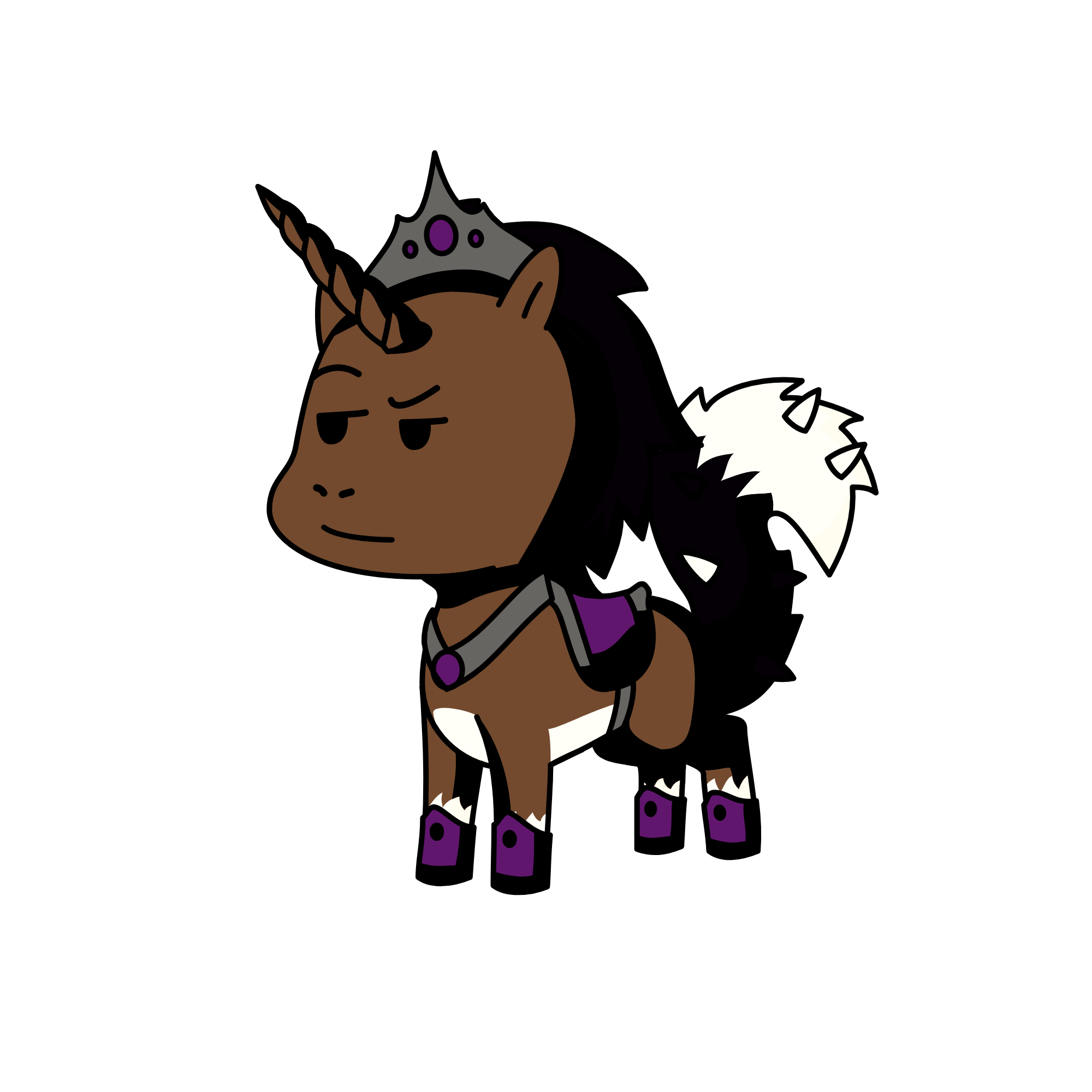 Dark Cacao Cookie, the unicorn