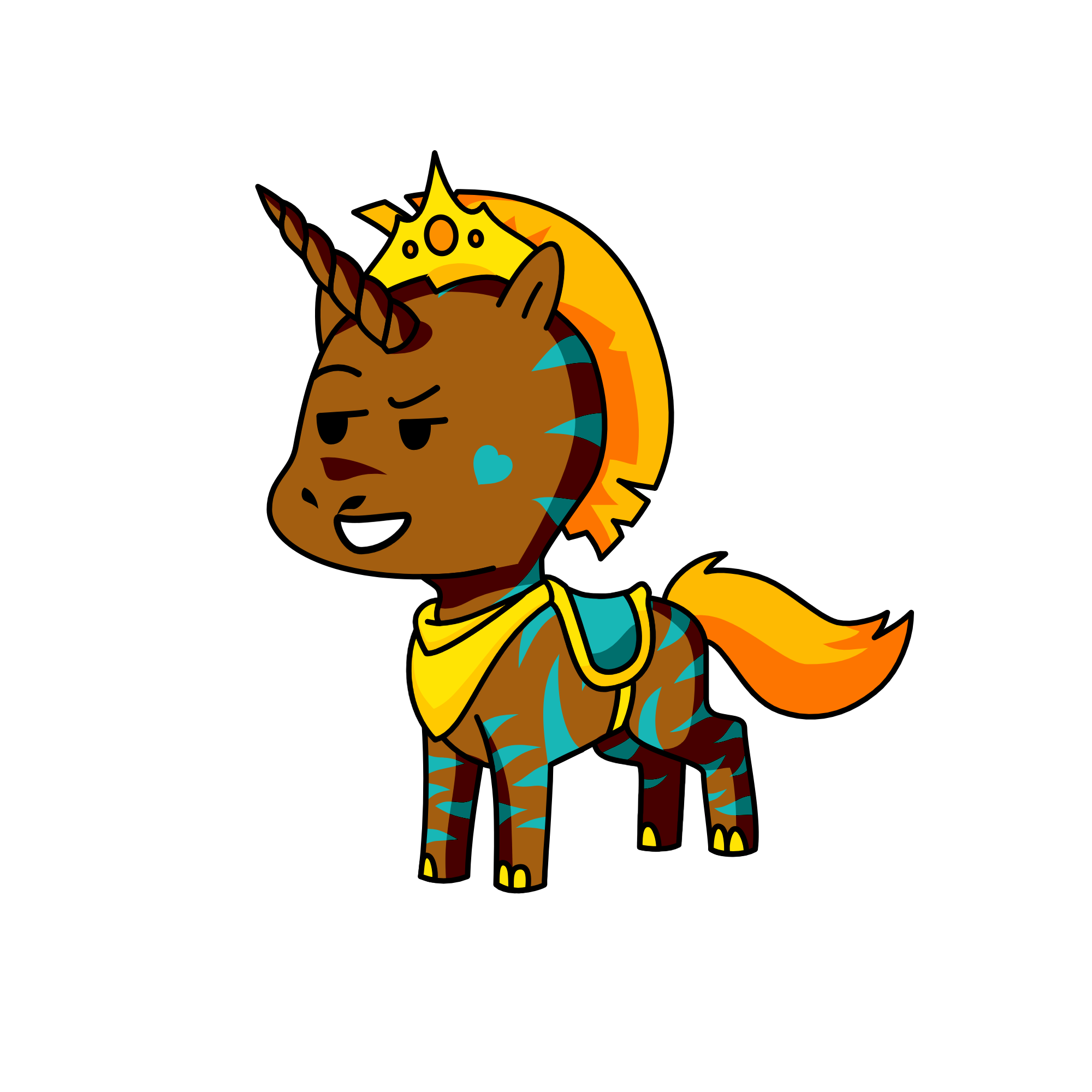 Golden Cheese Cookie, the unicorn