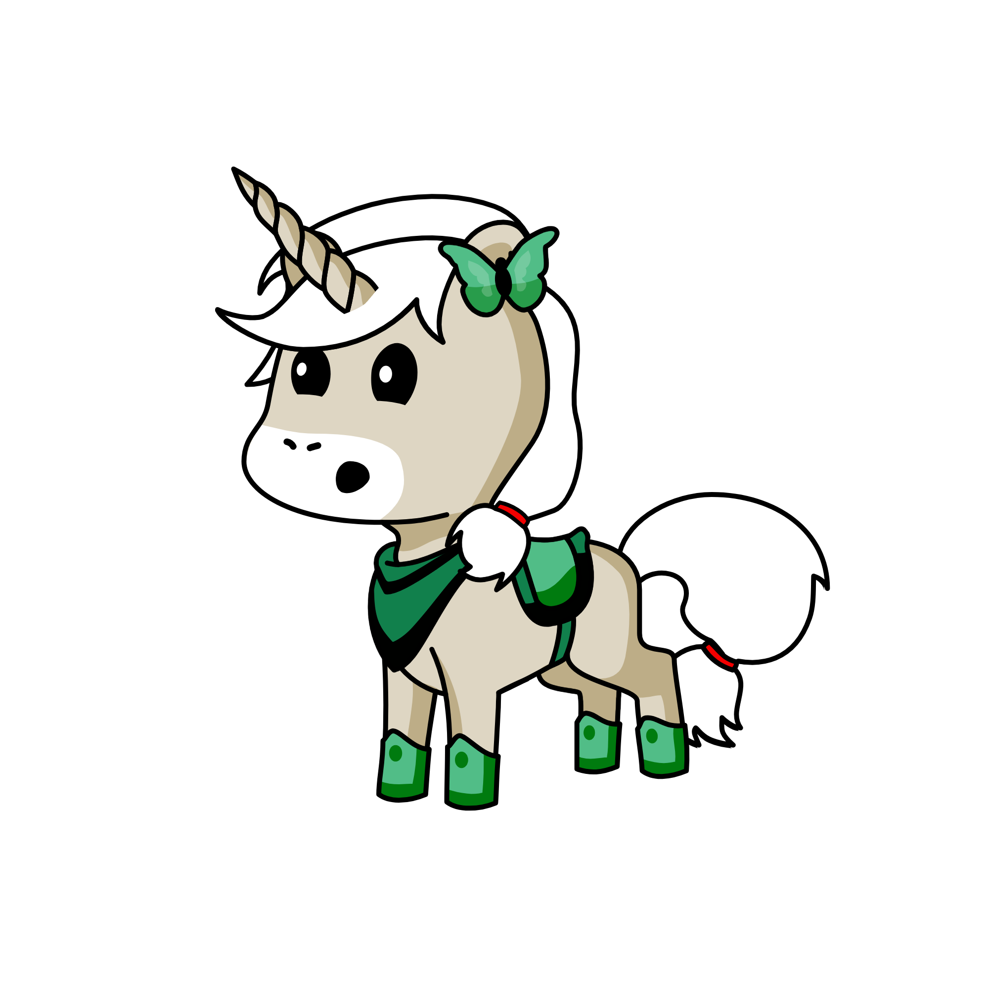 White Lily Cookie, the unicorn