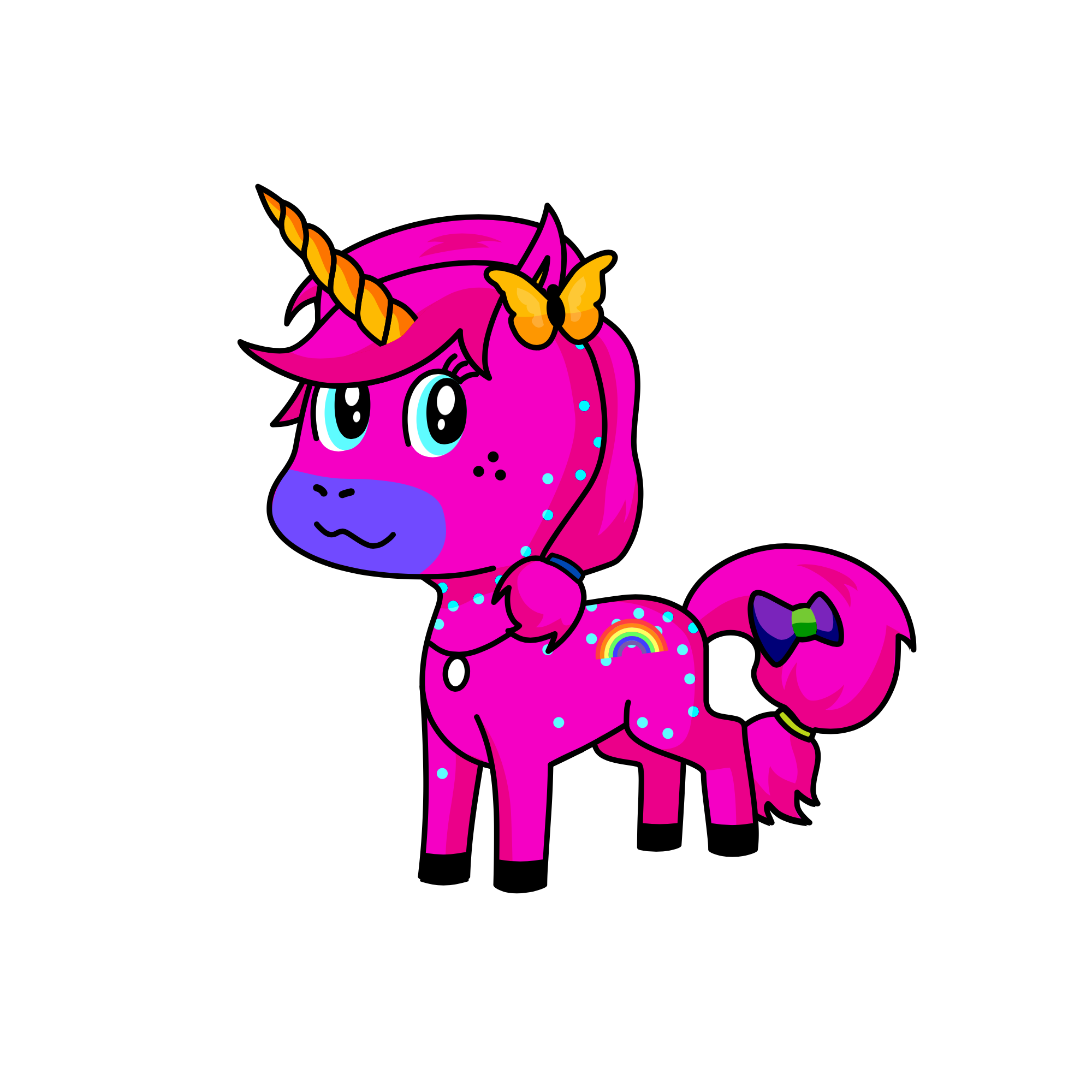 Pinkie, the unicorn