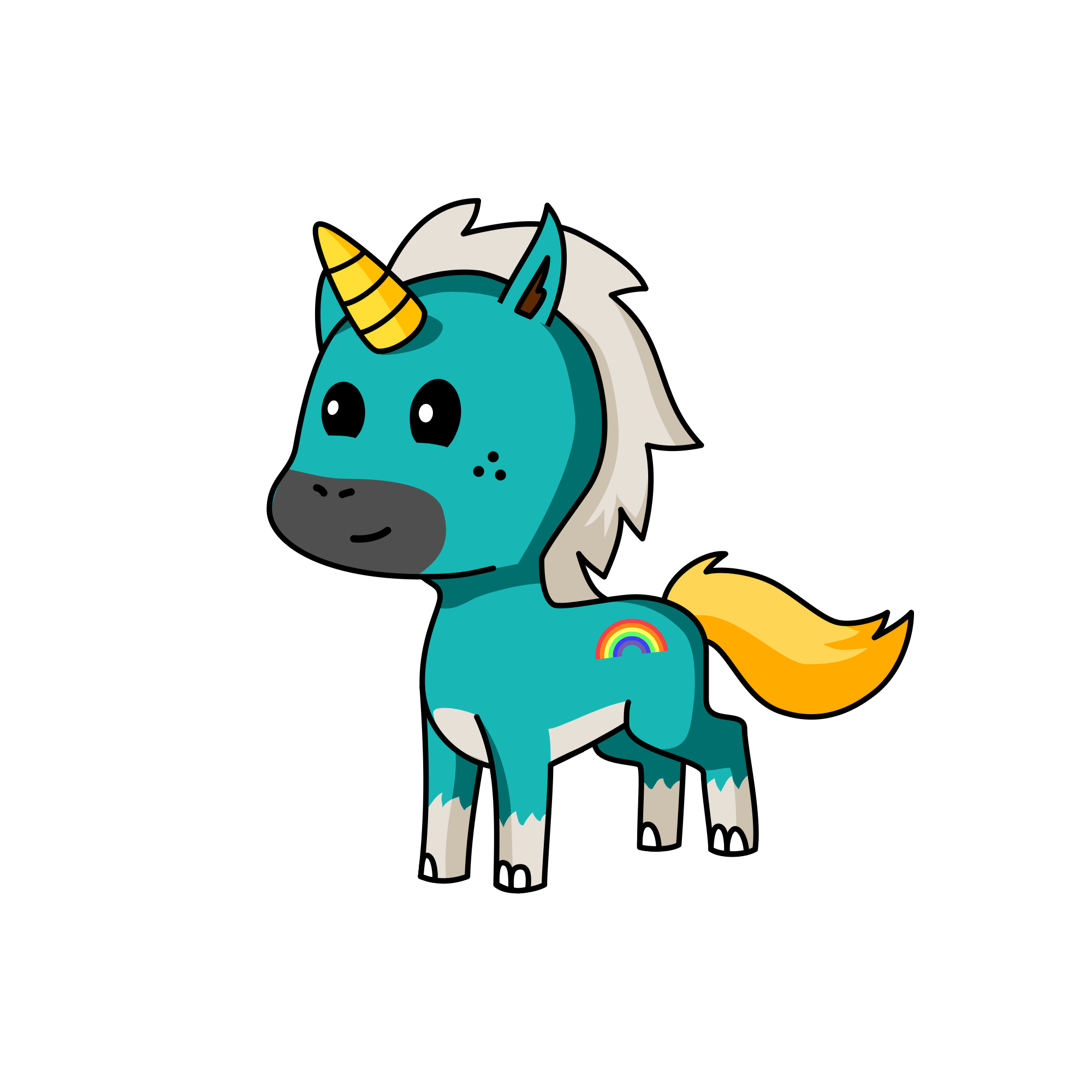 Glow, the unicorn