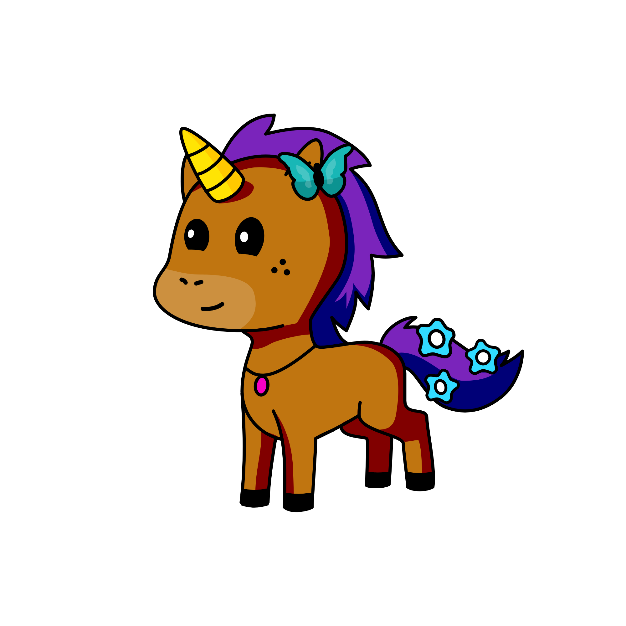 Sandy, the unicorn
