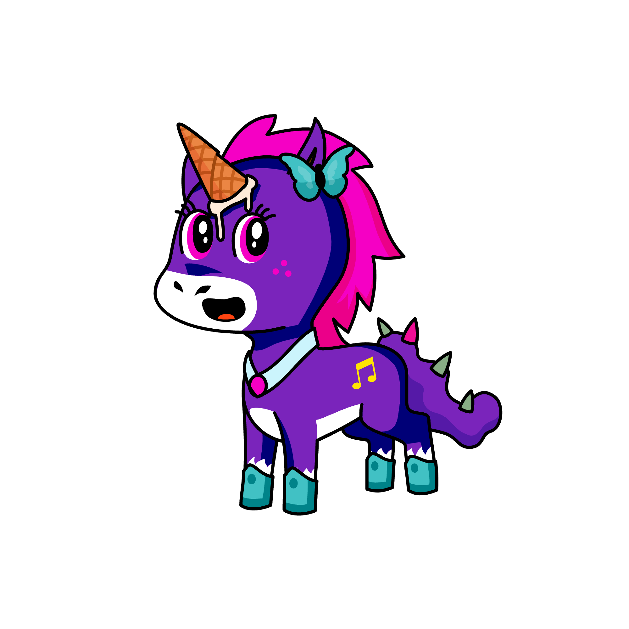 SNOW DROP, the unicorn