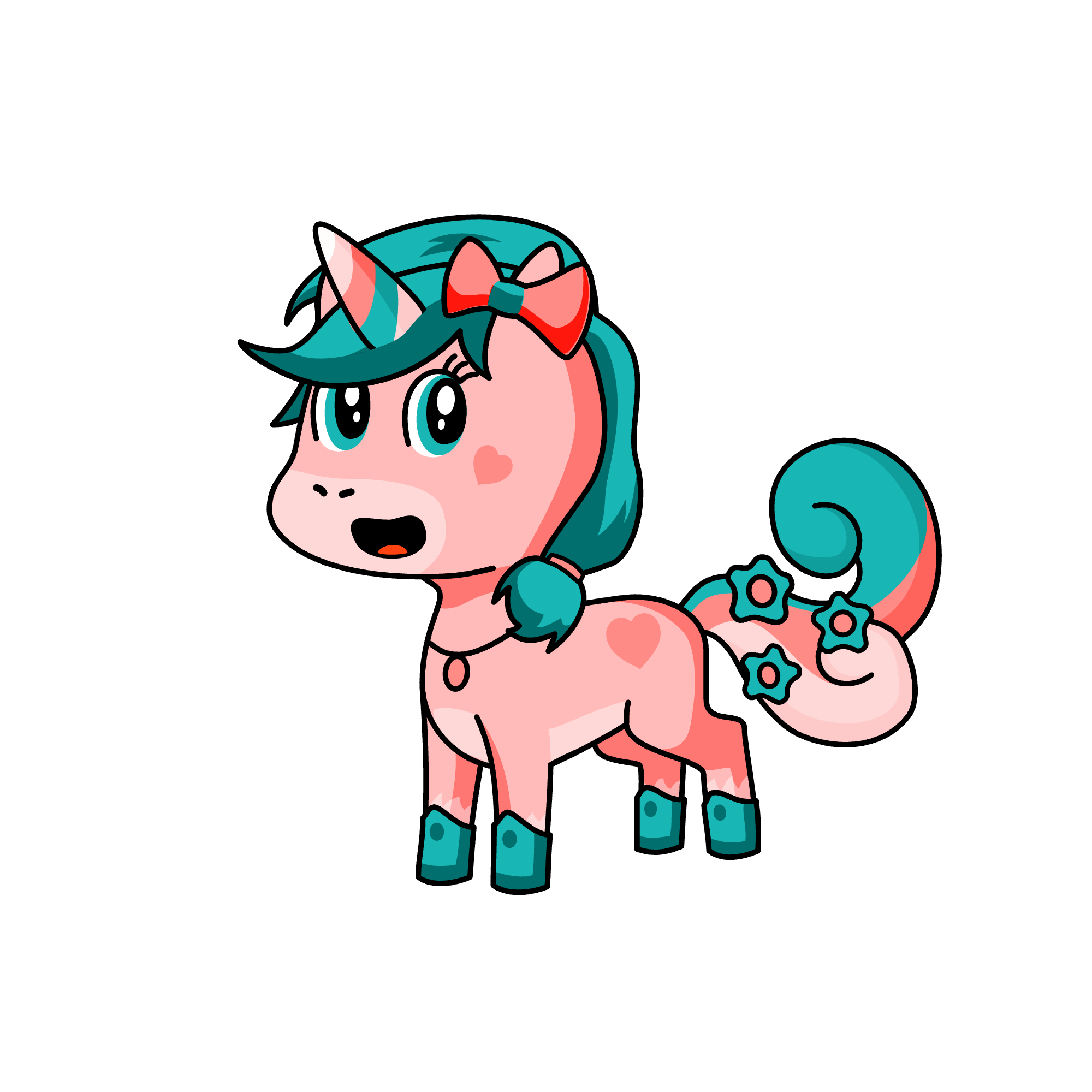 pretiinga, the unicorn