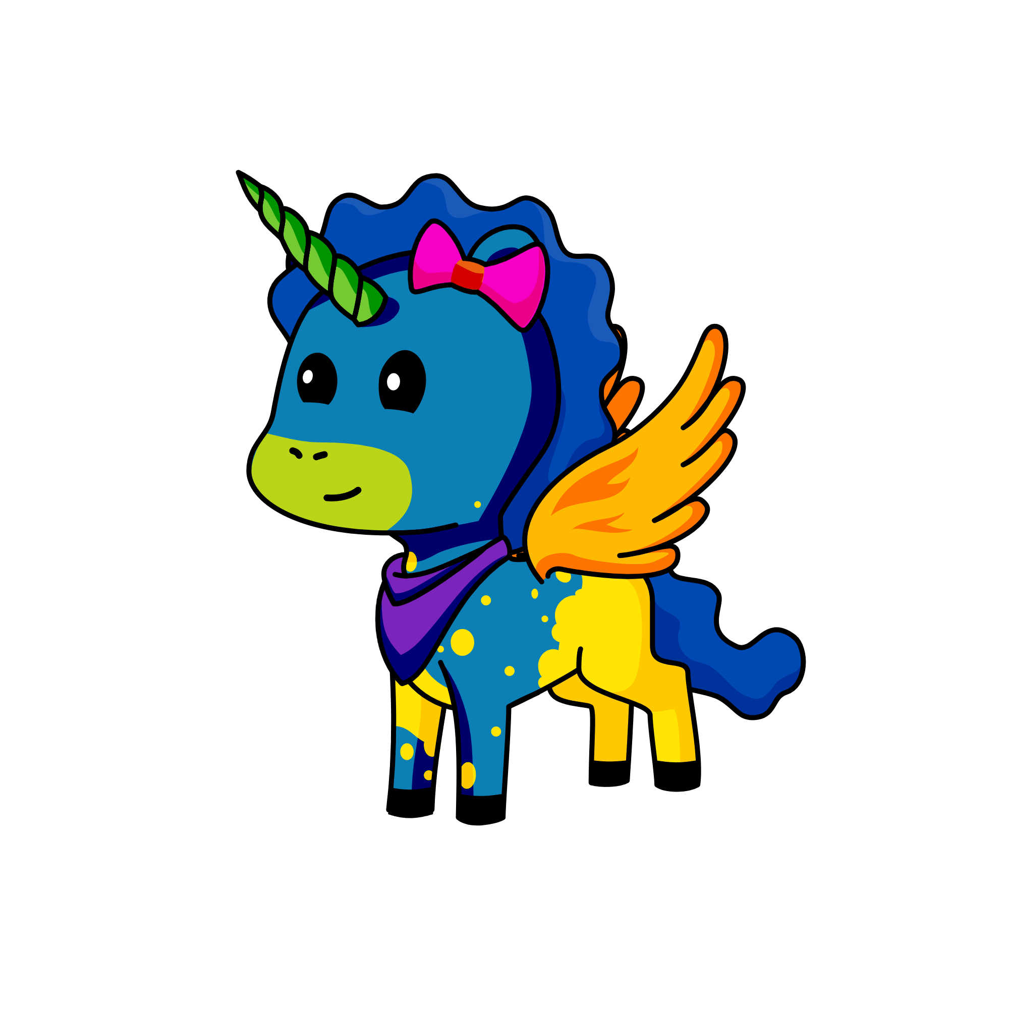 Braccles, the unicorn