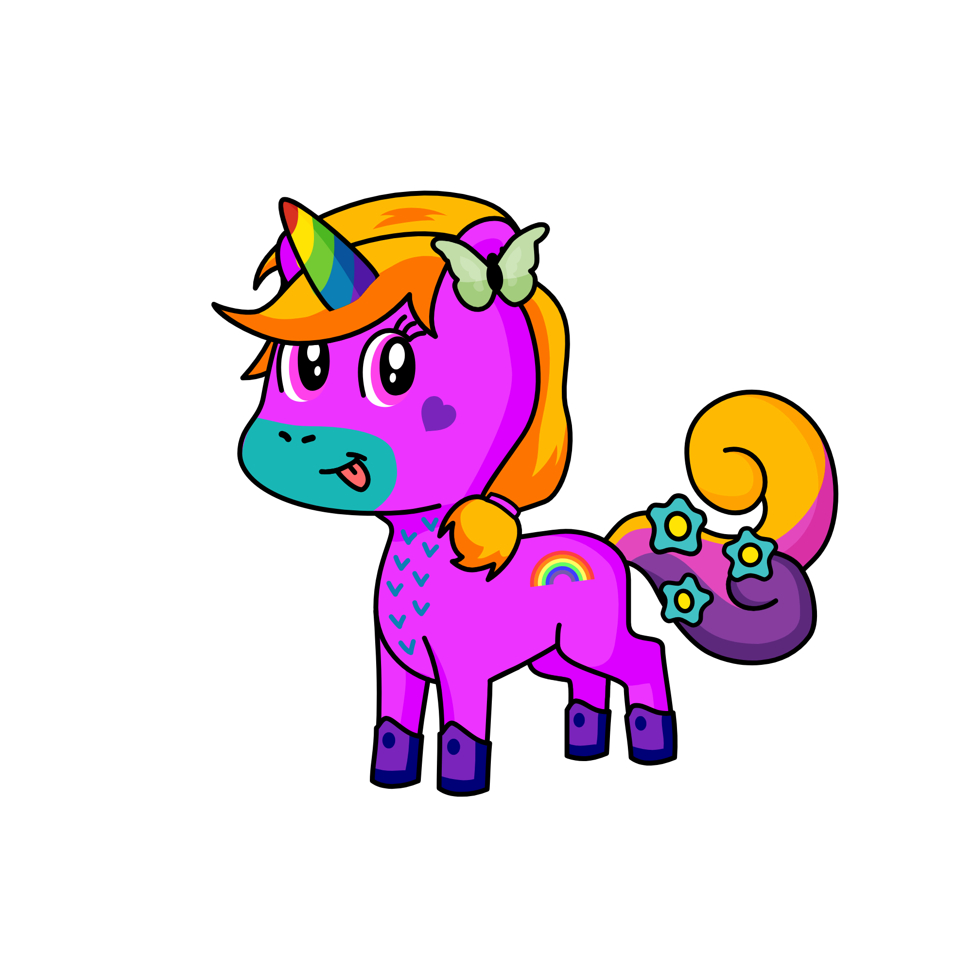 Lovely, the unicorn