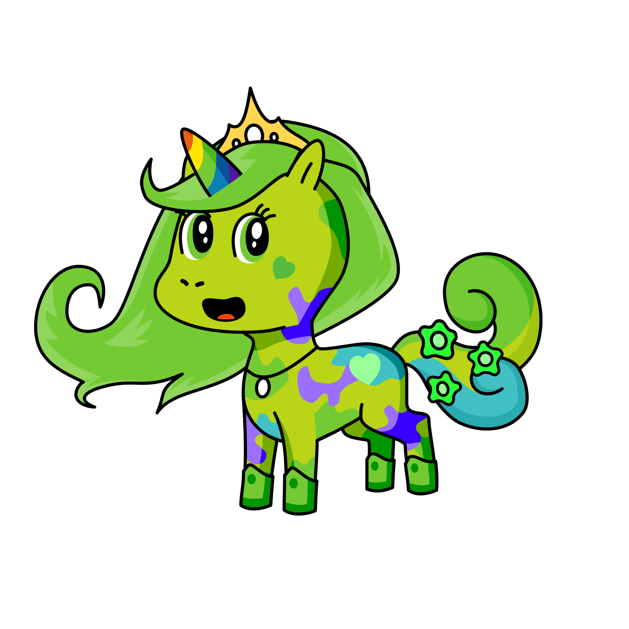 Snowy, the unicorn