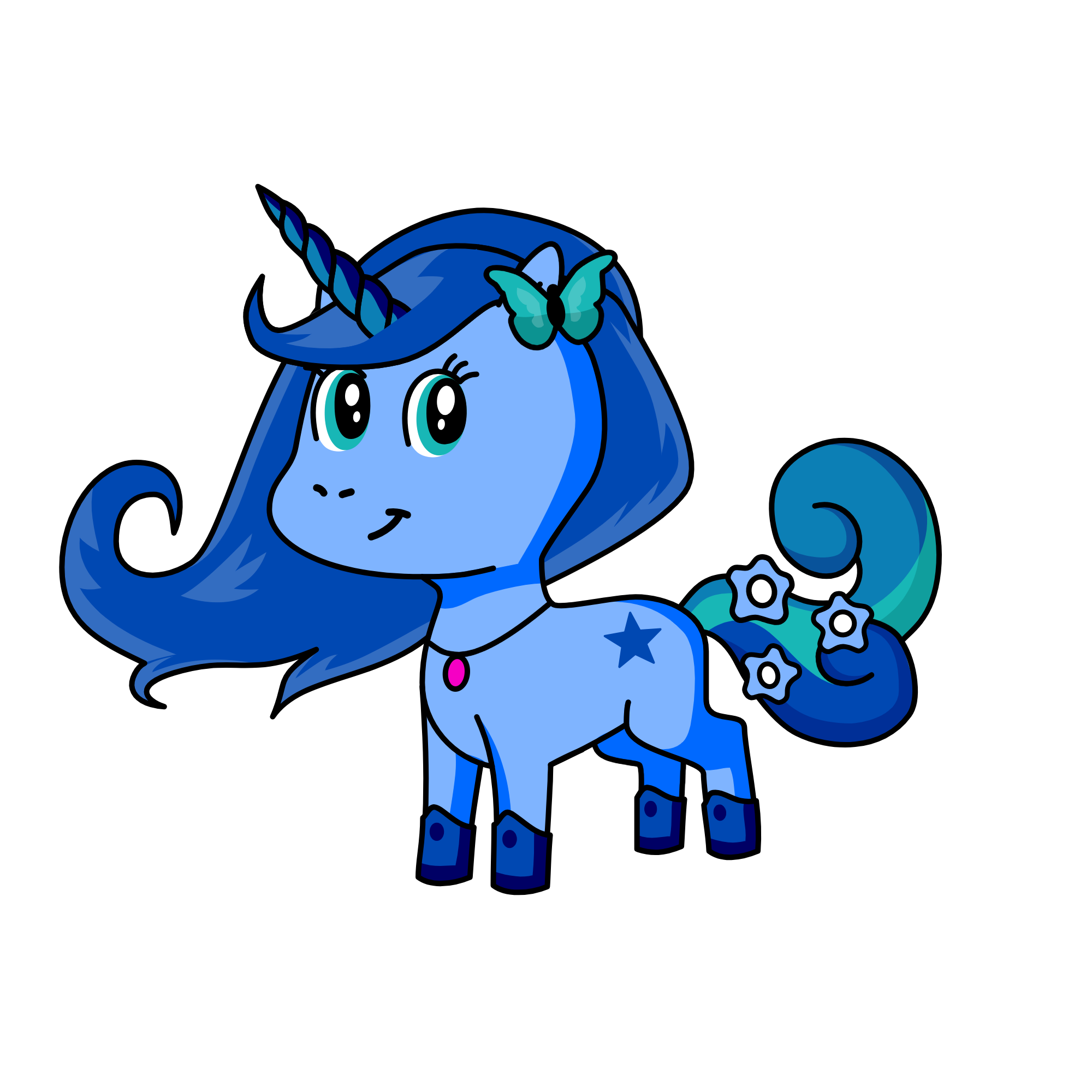 Izzy, the unicorn