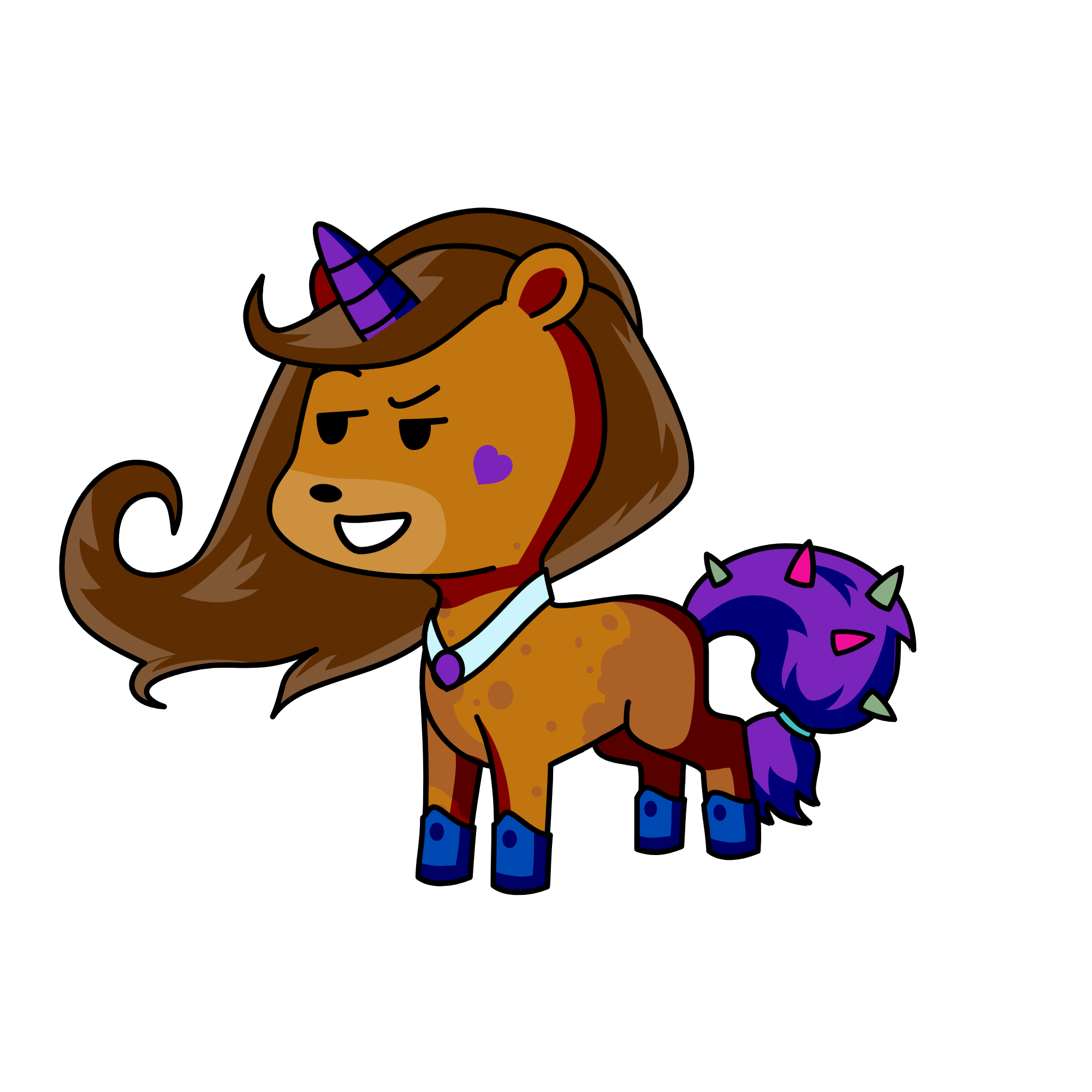 Raven, the unicorn