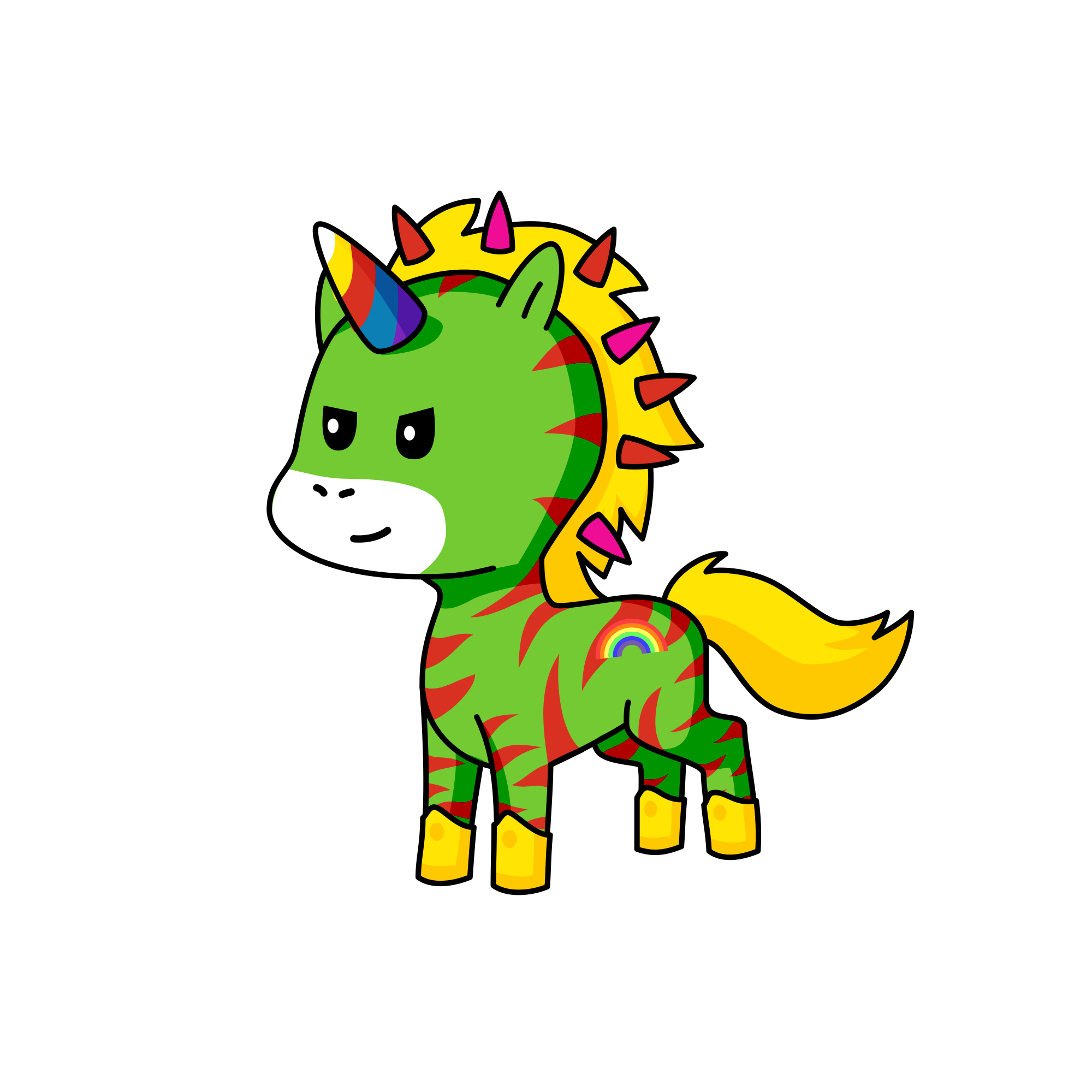 Cool, the unicorn