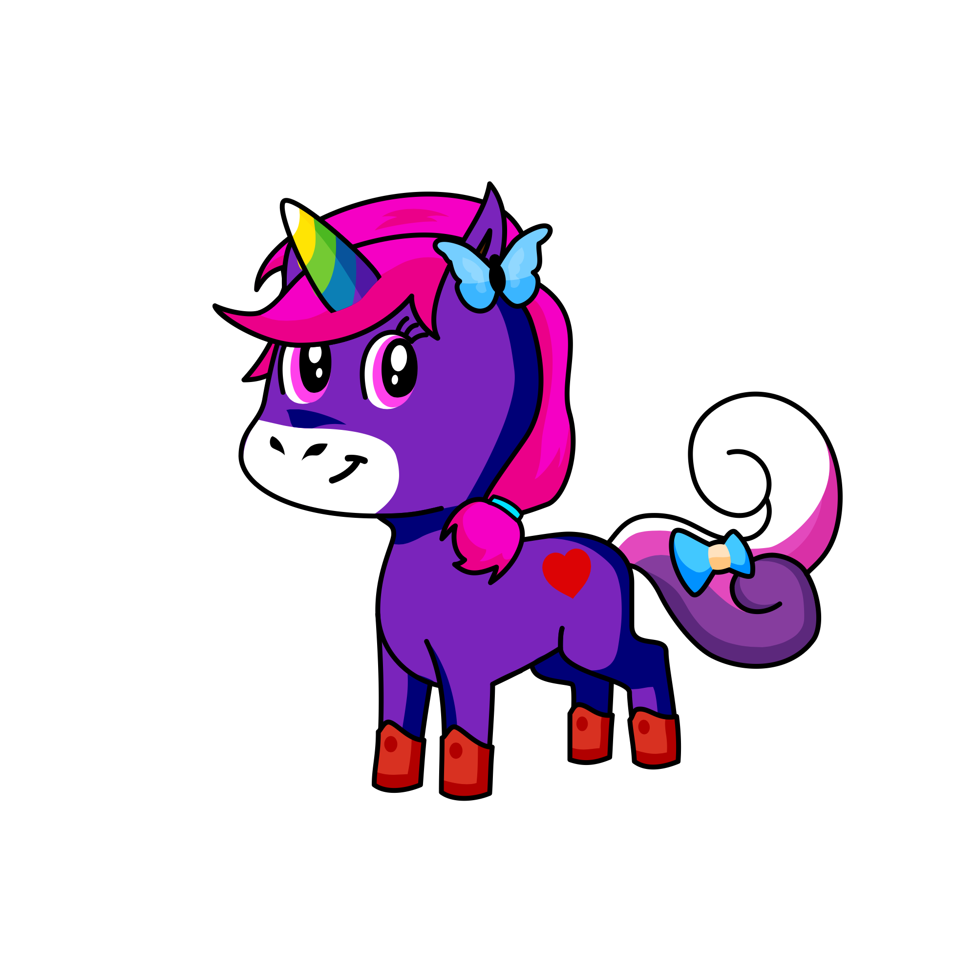Glitter , the unicorn