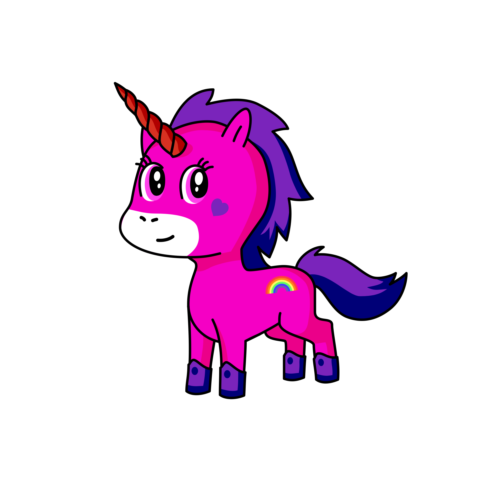 Sparkles , the unicorn