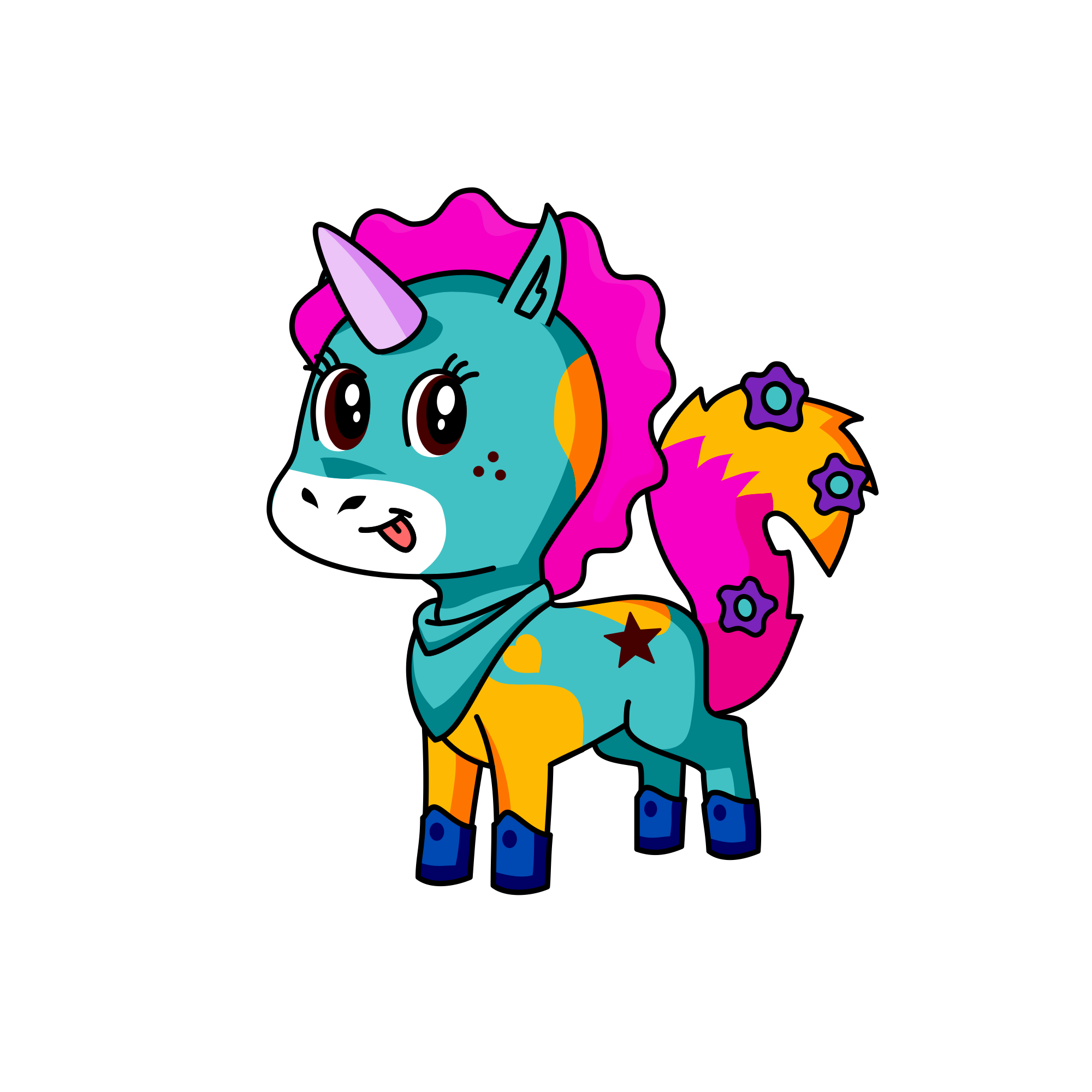 Chuchuchild, the unicorn