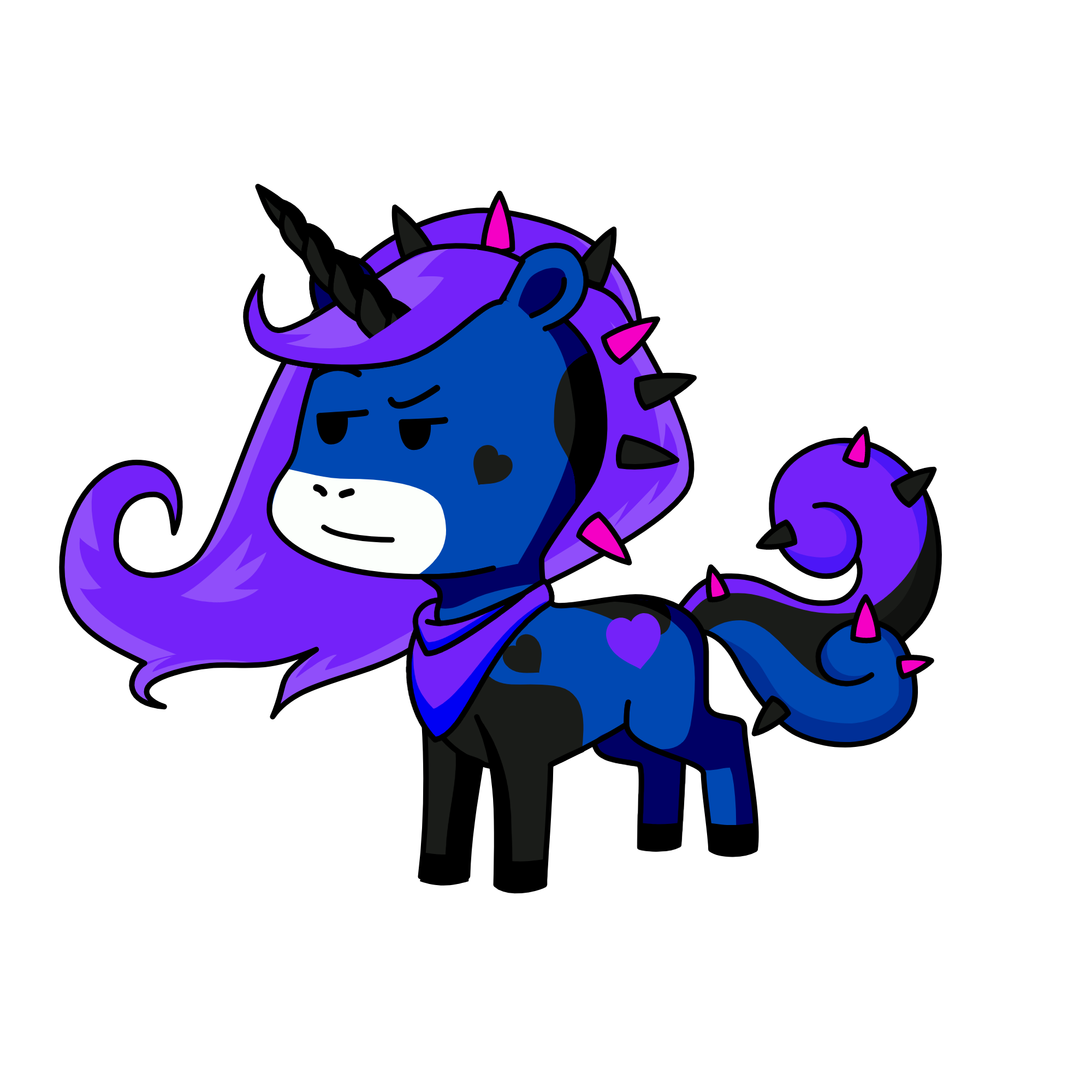 Midnight, the unicorn