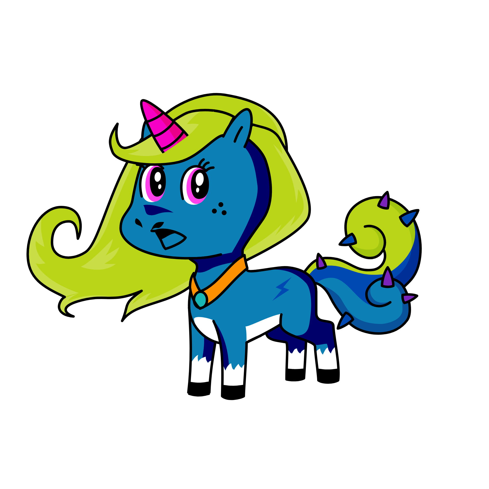flower, the unicorn