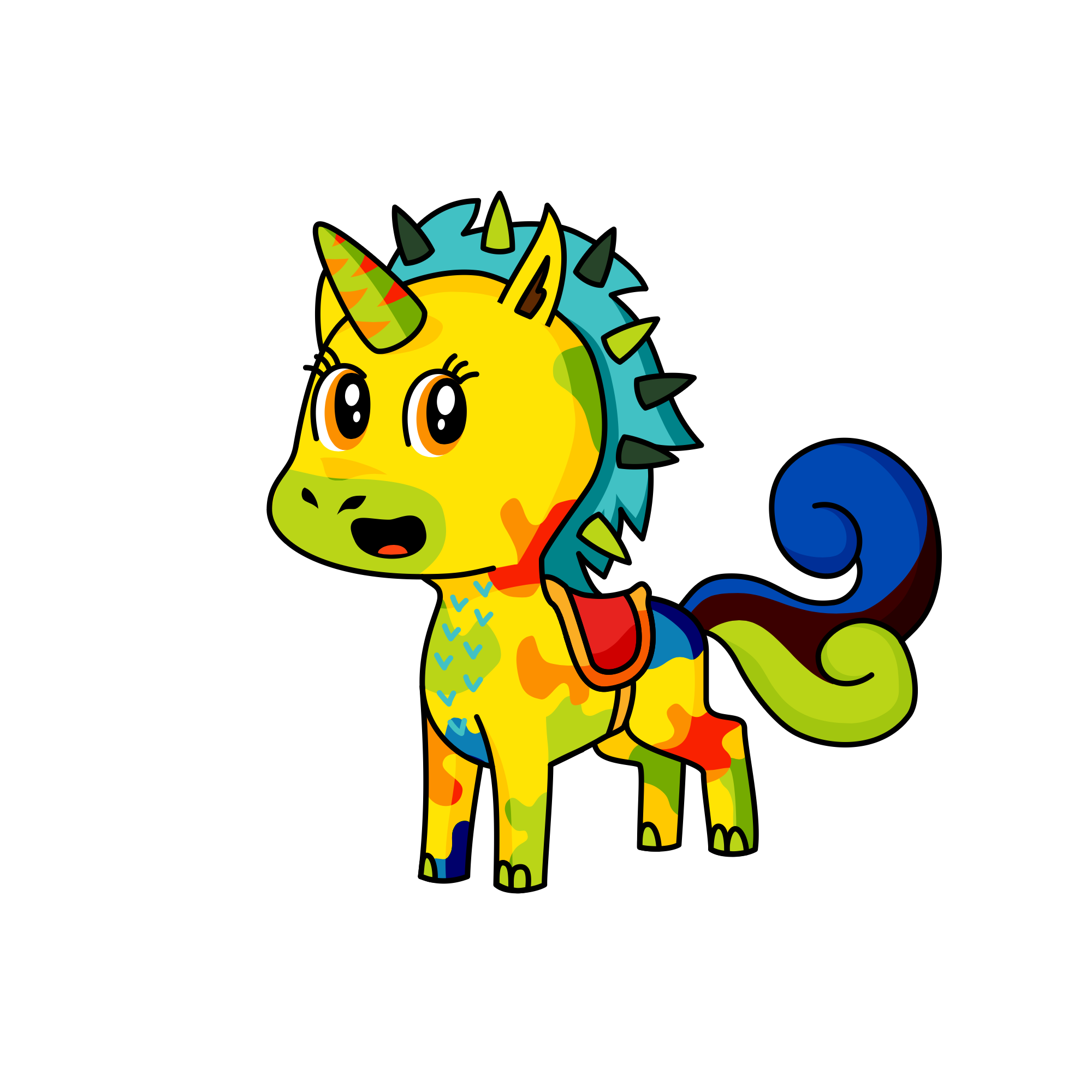 Spikes , the unicorn