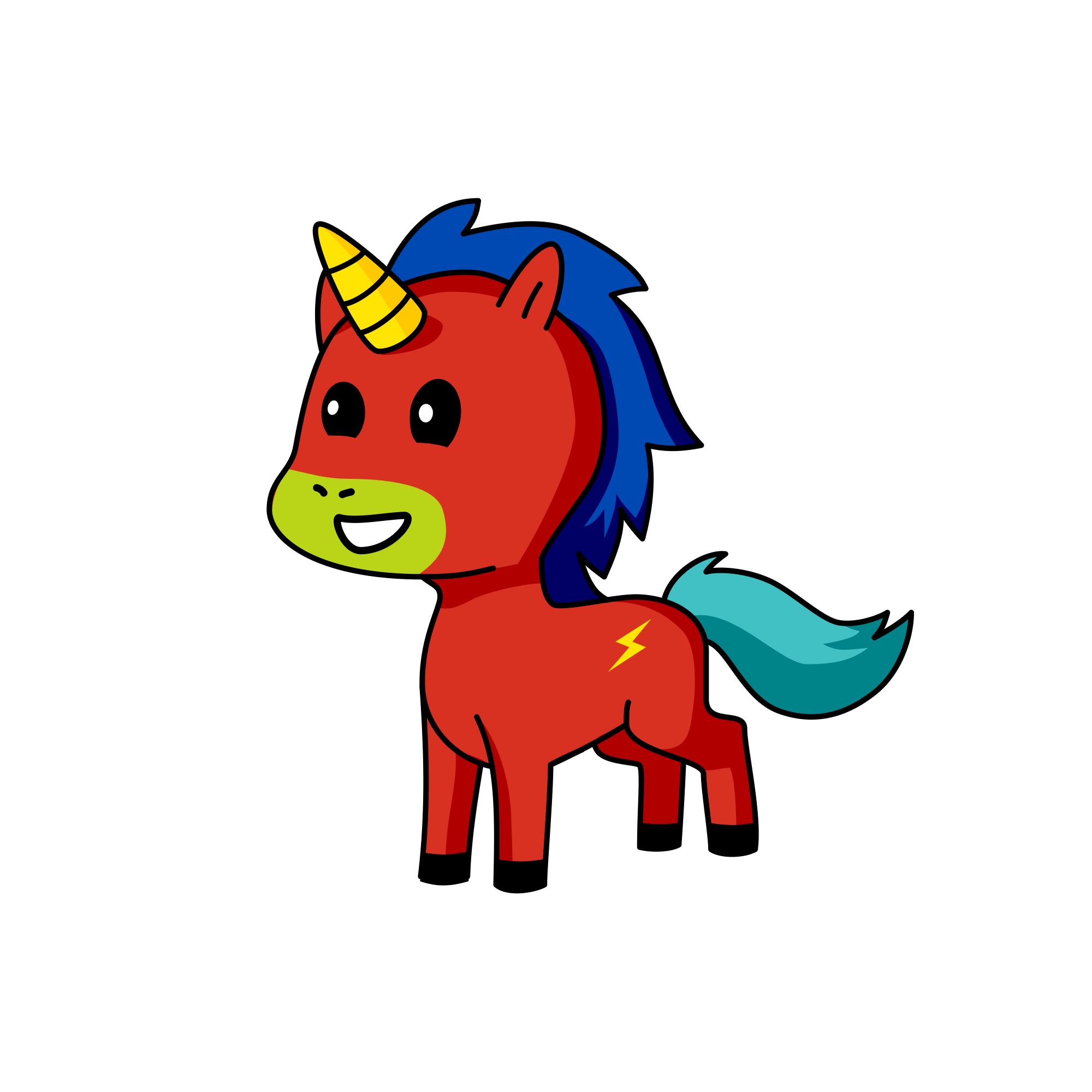 Lightning, the unicorn