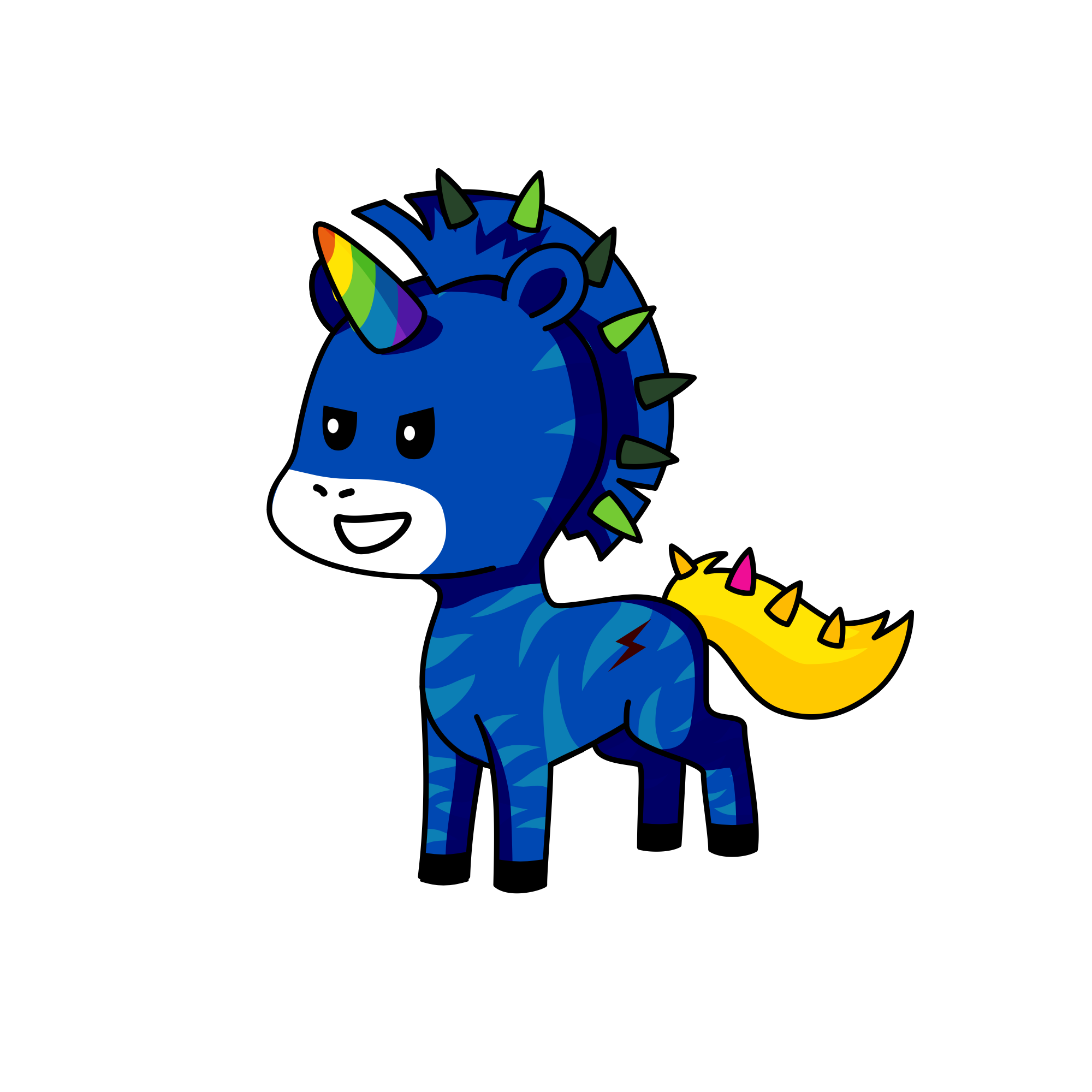 Spike, the unicorn