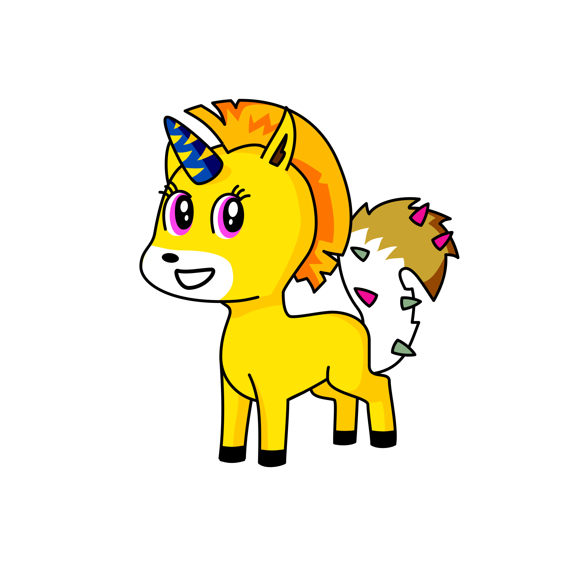 Catty cutty, the unicorn