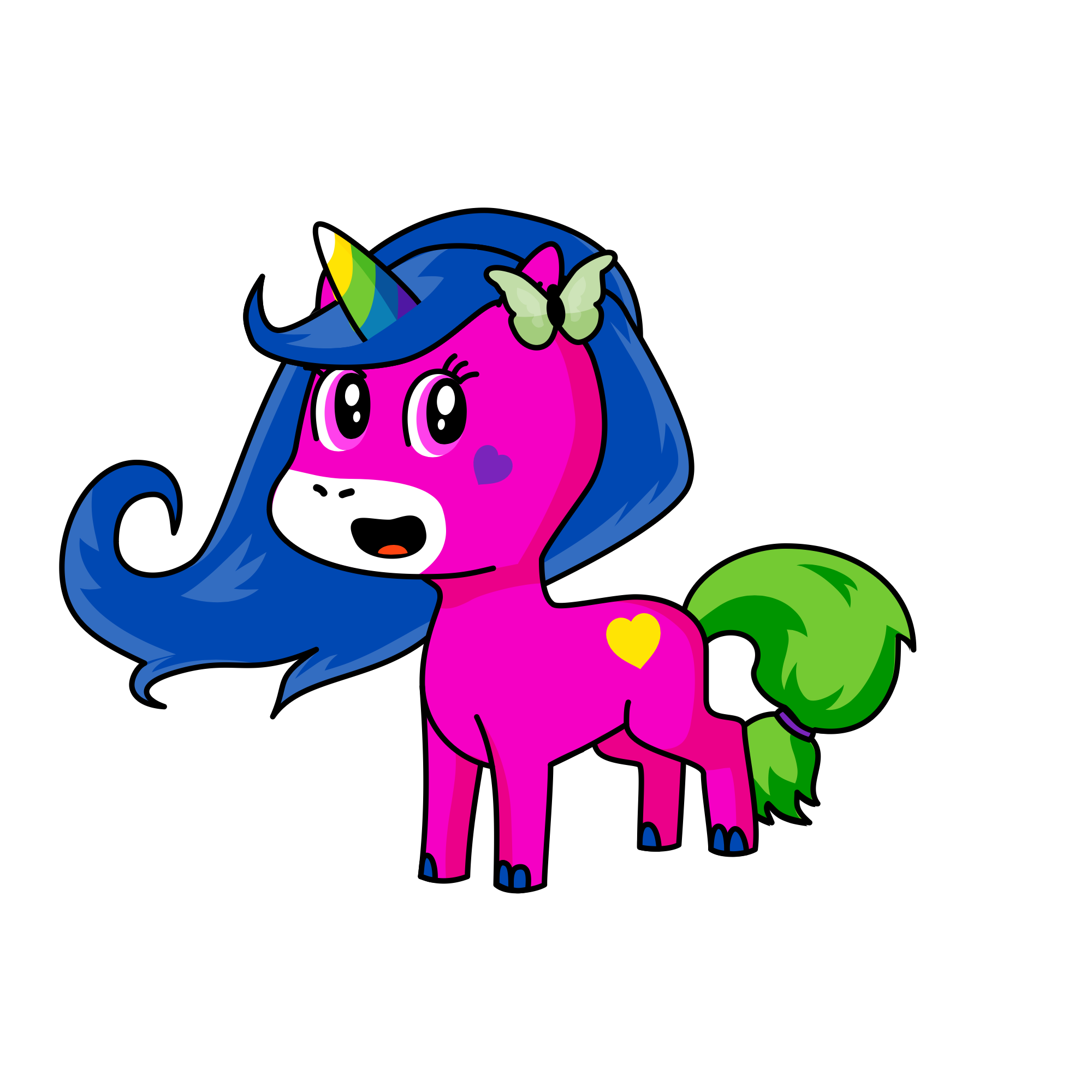 Sienna, the unicorn