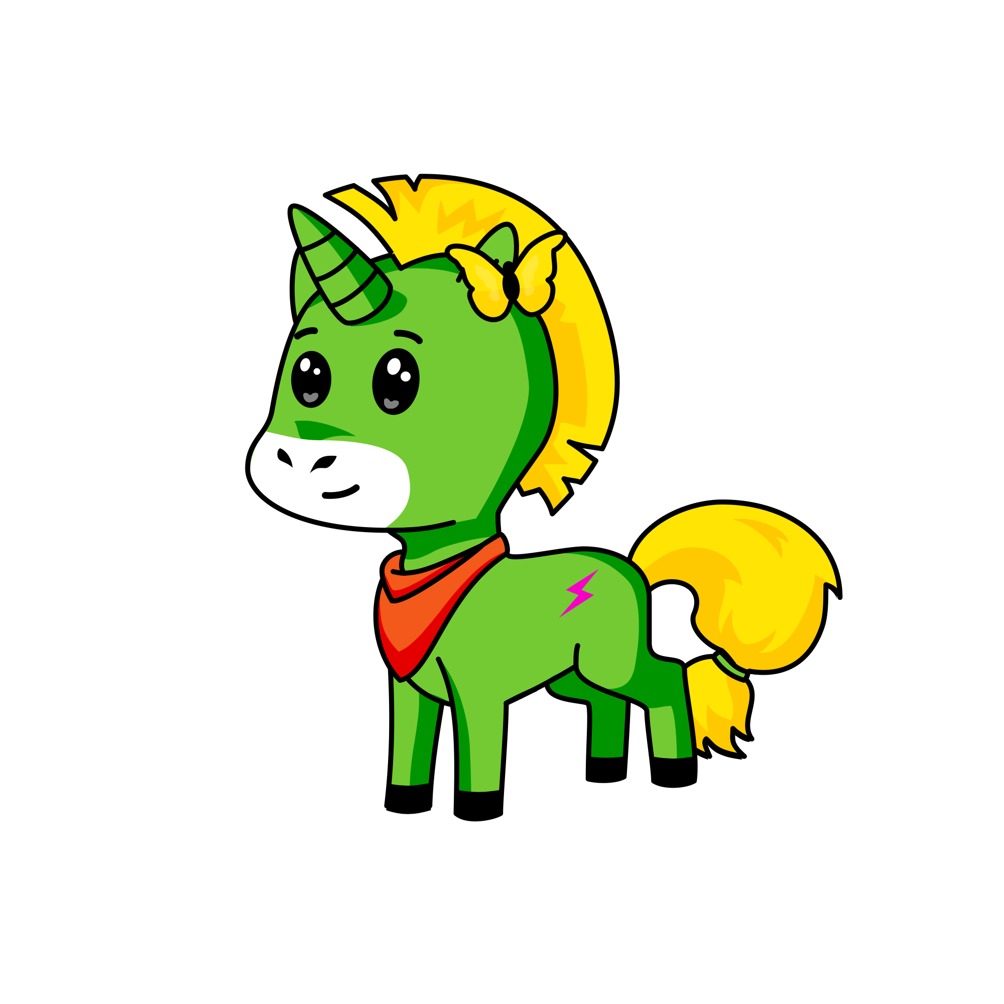 Flash, the unicorn