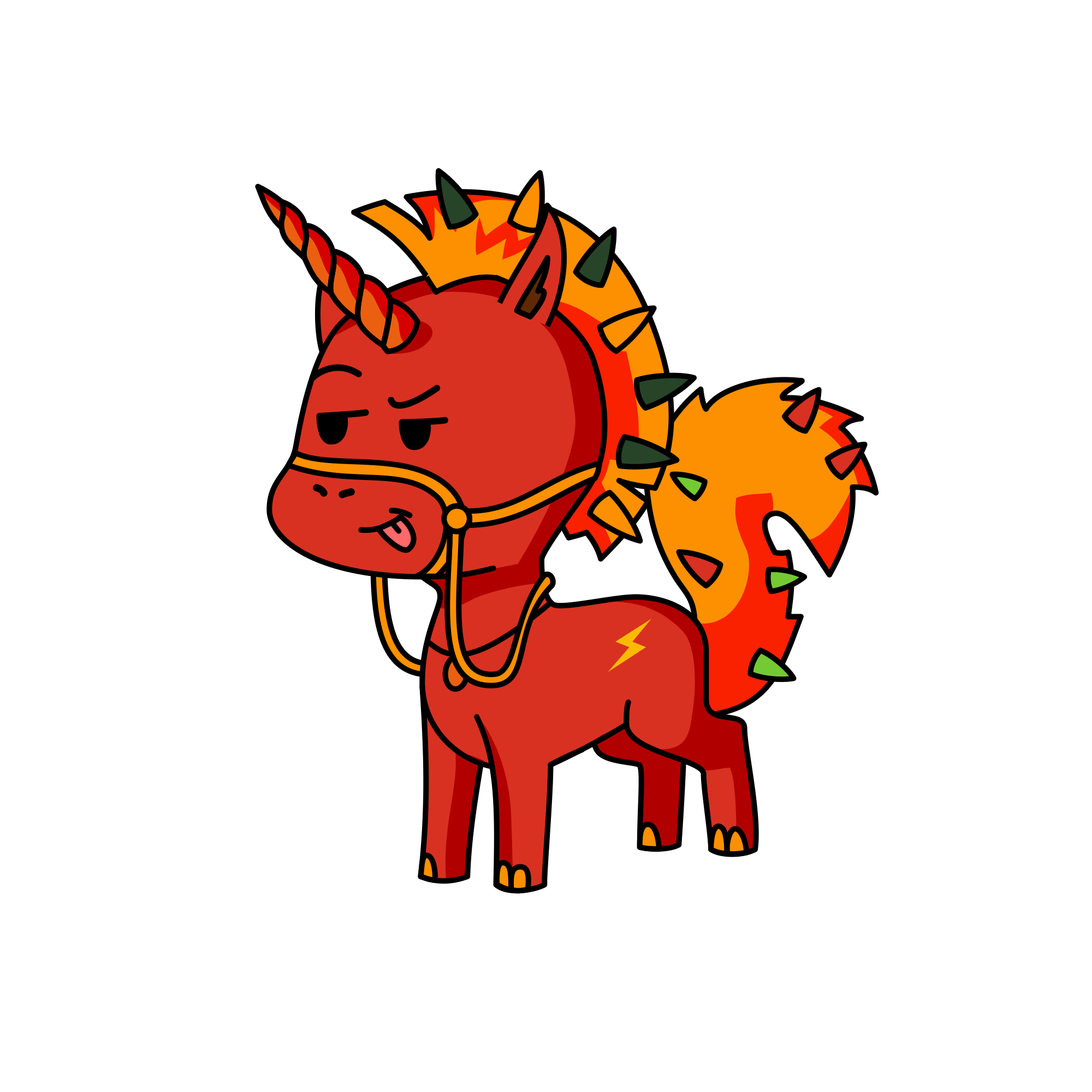 Spikes, the unicorn