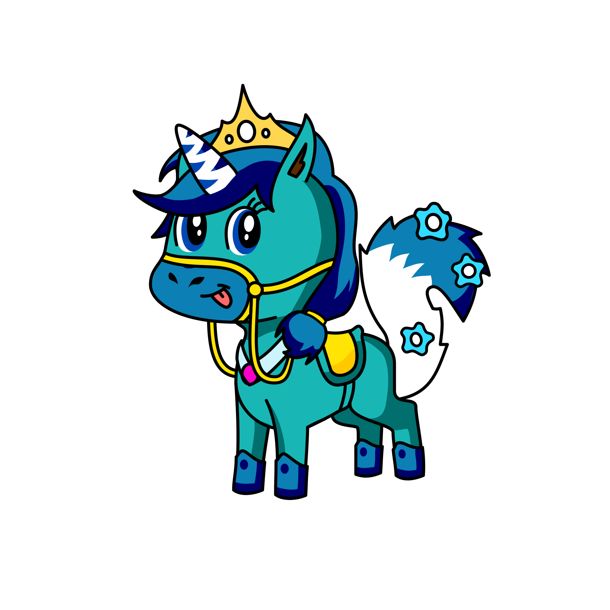Snow flake, the unicorn