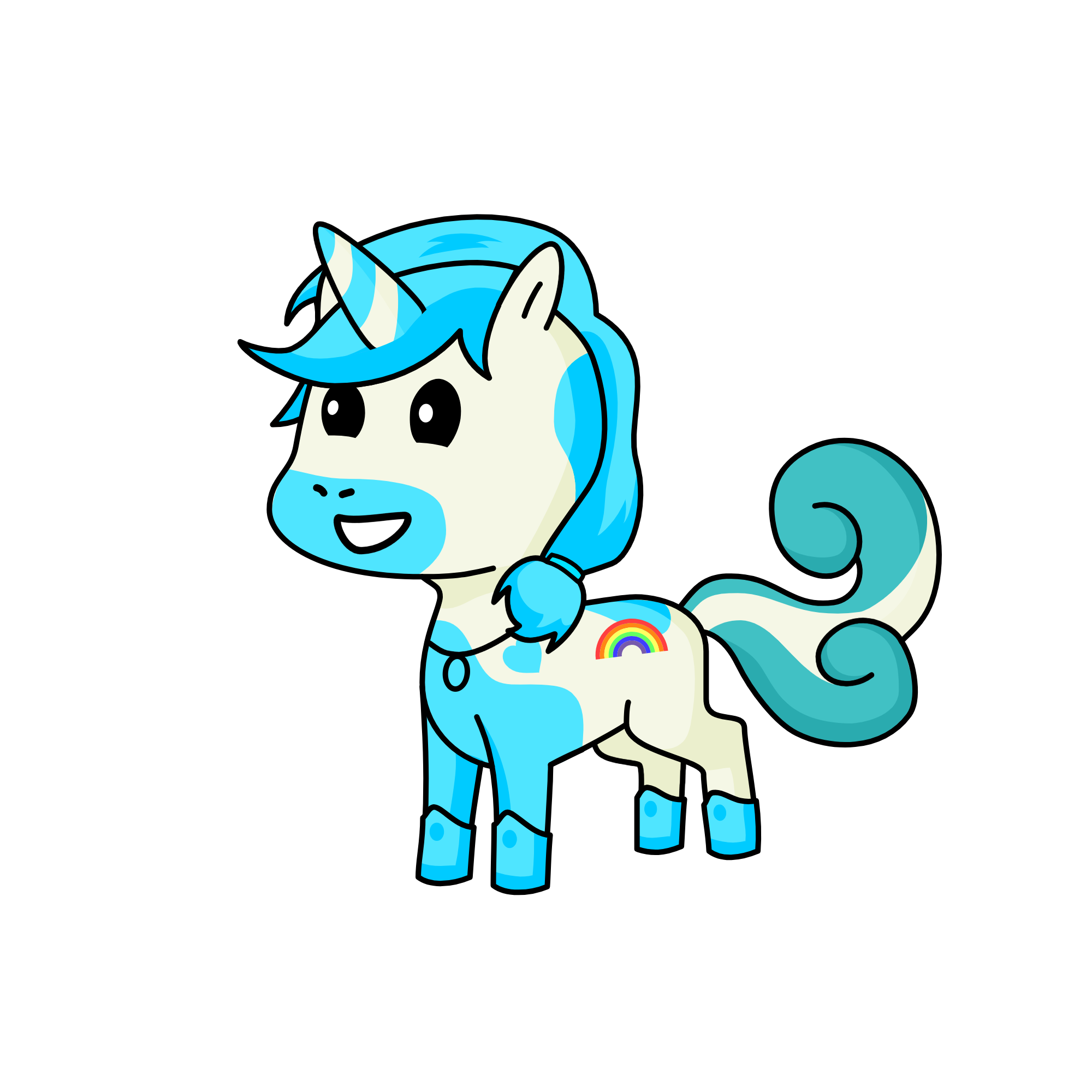 Sky, the unicorn