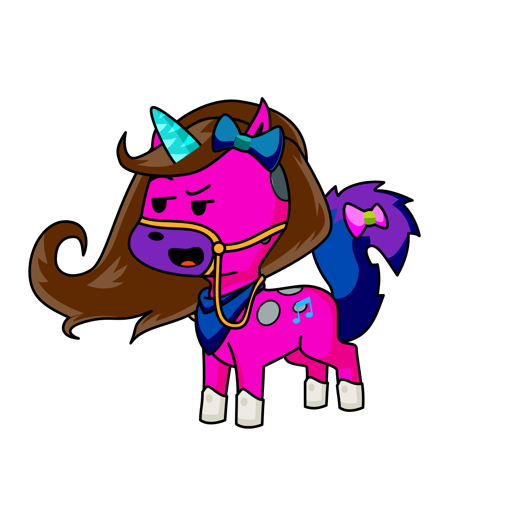 Pinksiejf, the unicorn