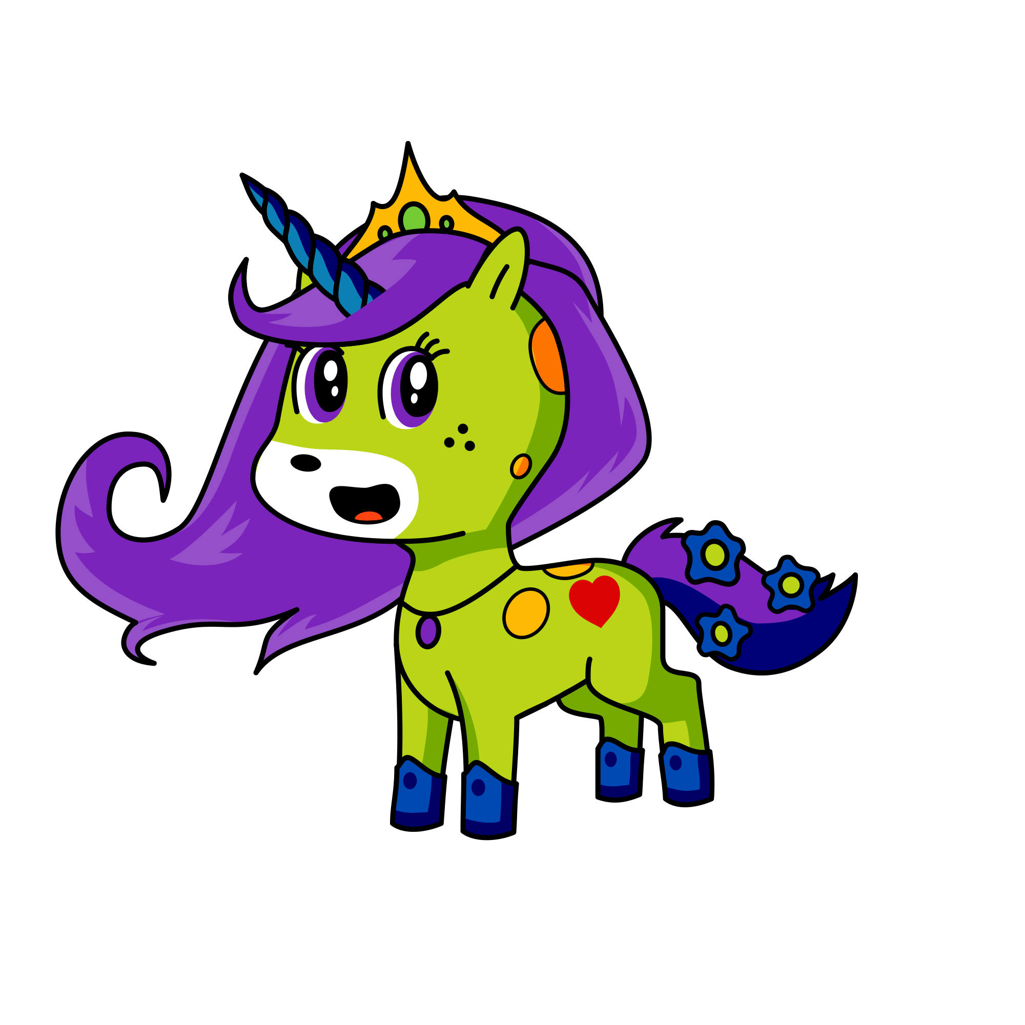 Tree Hood, the unicorn