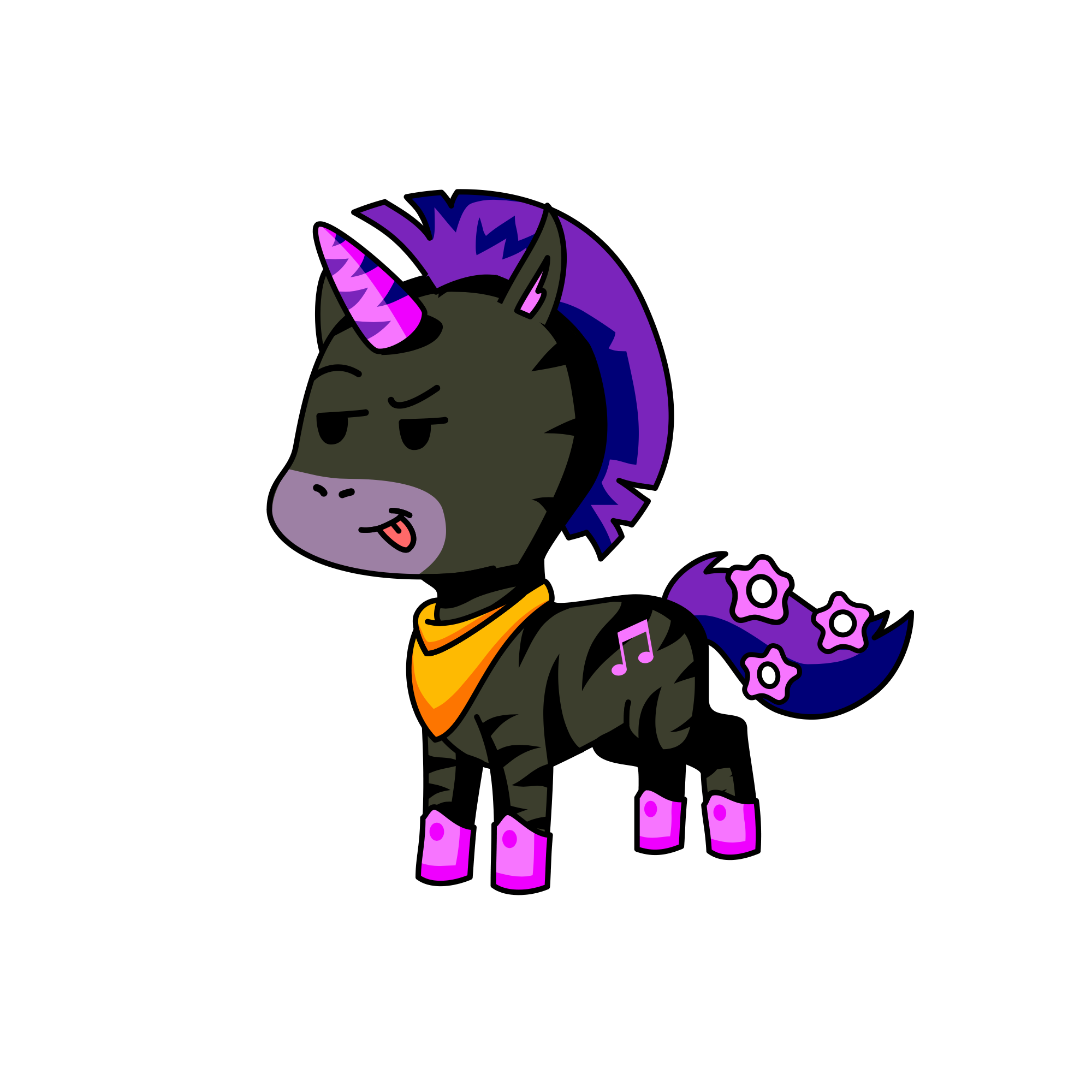 Moon Ranger, the unicorn